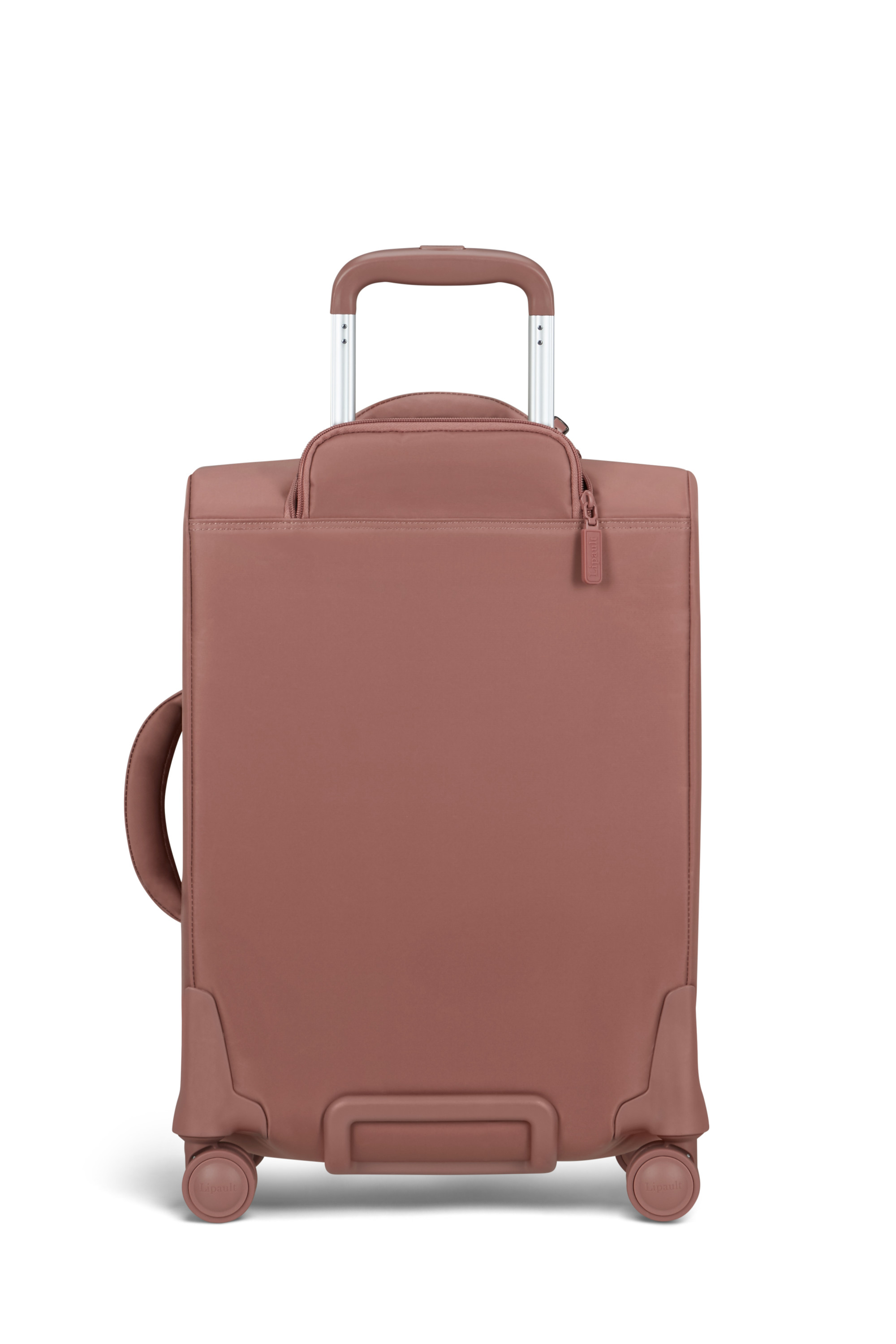 Plume valise 4 roues taille s LIPAULT PARIS Rose