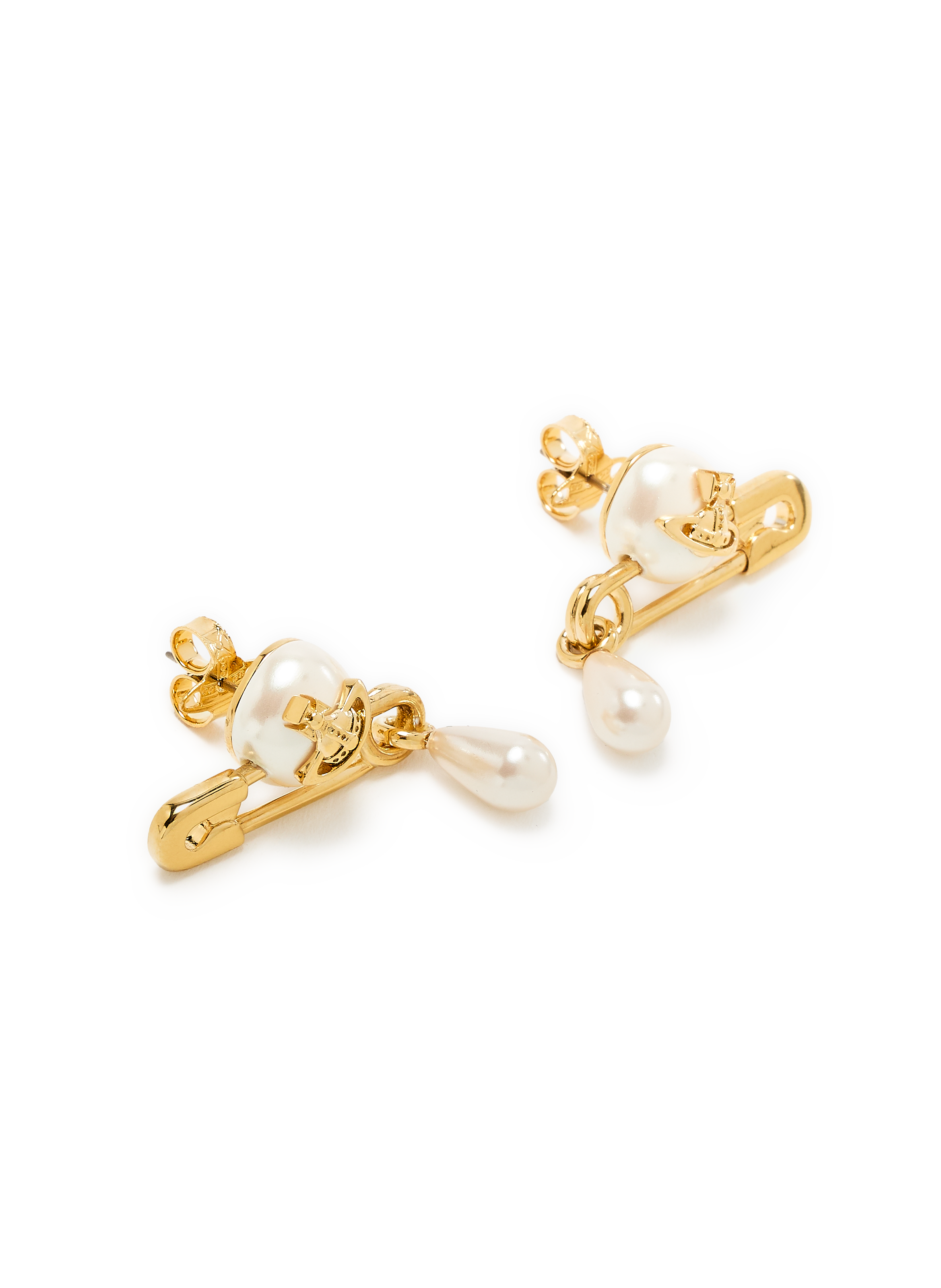 Boucles d'oreille Claude Small VIVIENNE WESTWOOD Doré