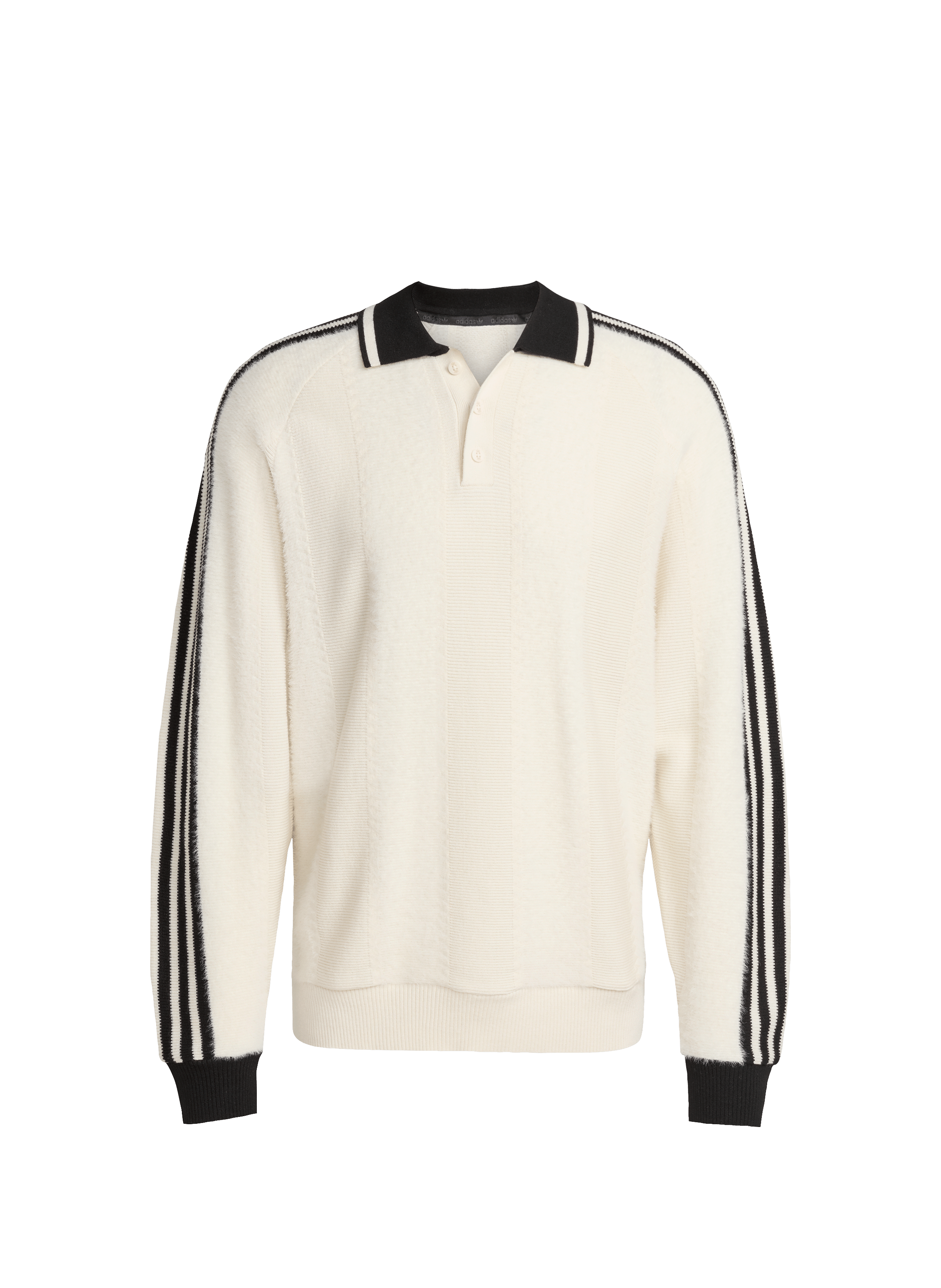Polo-collar jumper ADIDAS White