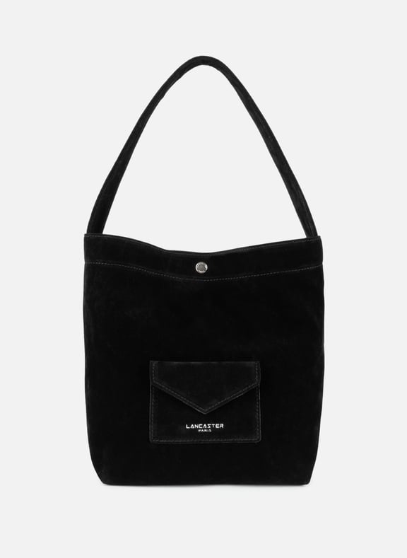 Mini sac seau - suédine kba Noir by LANCASTER LANCASTER Mini sac seau - suédine kba Noir