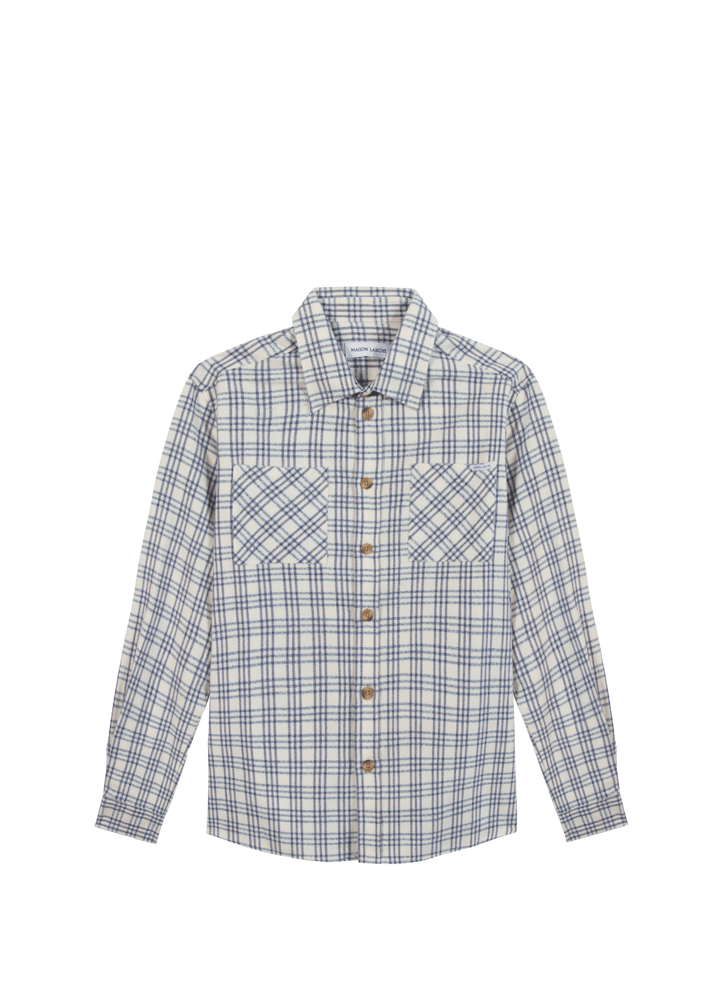 MAISON LABICHE Chemise en coton Bleu