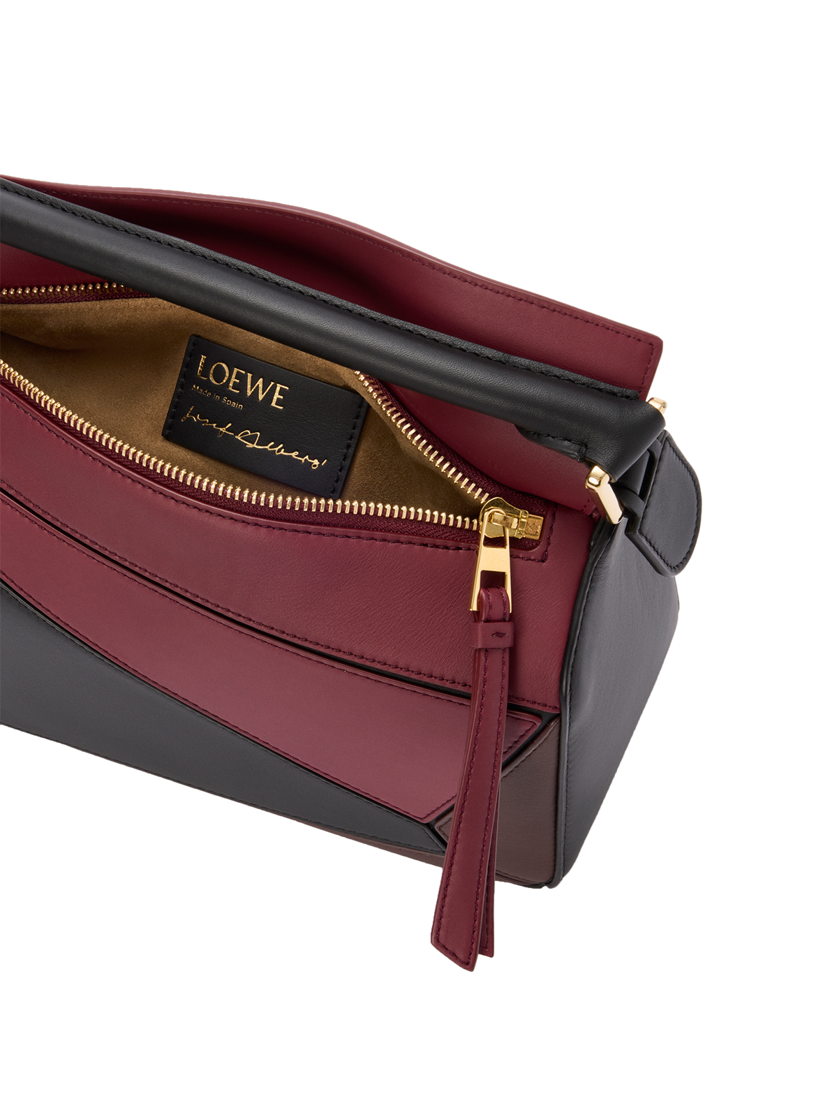 Small Puzzle leather bag - LOEWE x Albers LOEWE Black