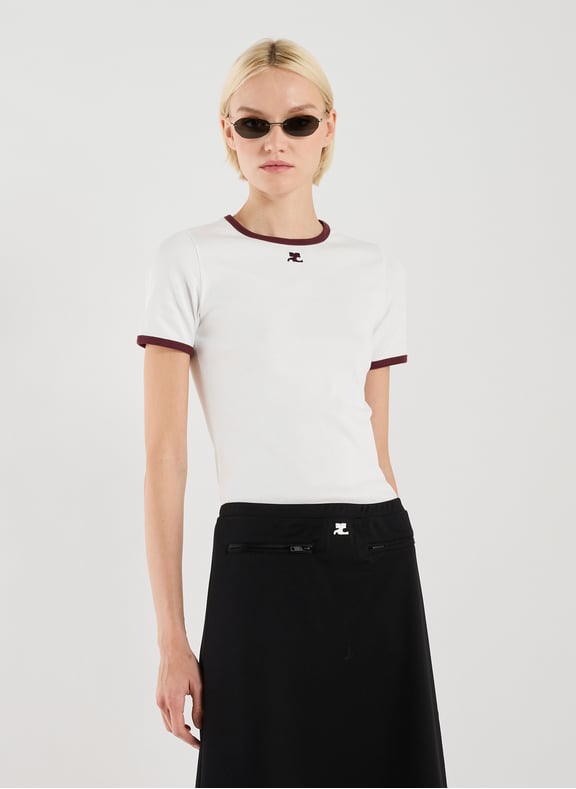 Signature T-shirt Multicolour by COURRÈGES COURRÈGES Signature T-shirt Multicolour