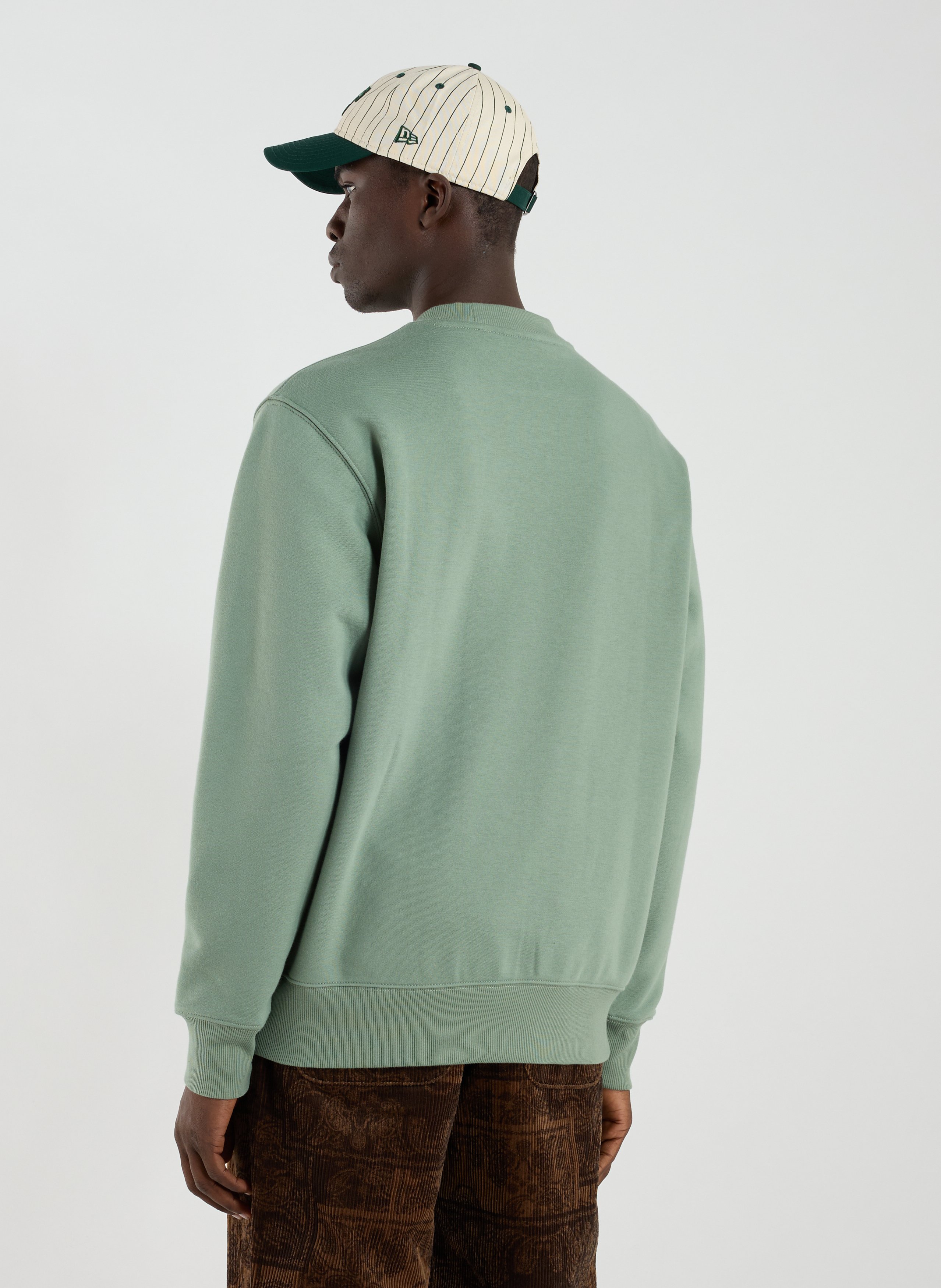 Sweatshirt droit en coton mélangé DICKIES Vert