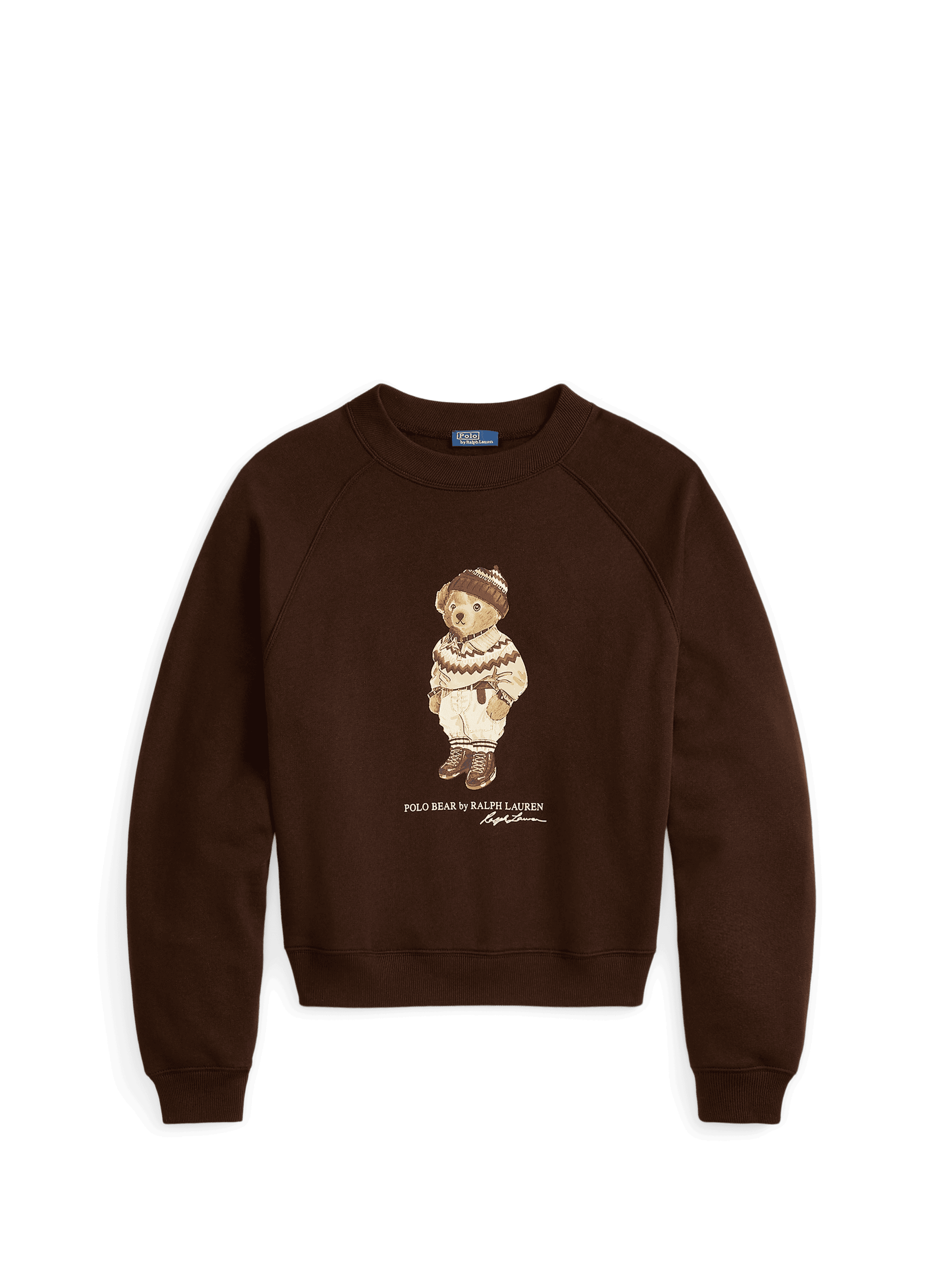 Sweat ample en coton mélangé POLO RALPH LAUREN Marron