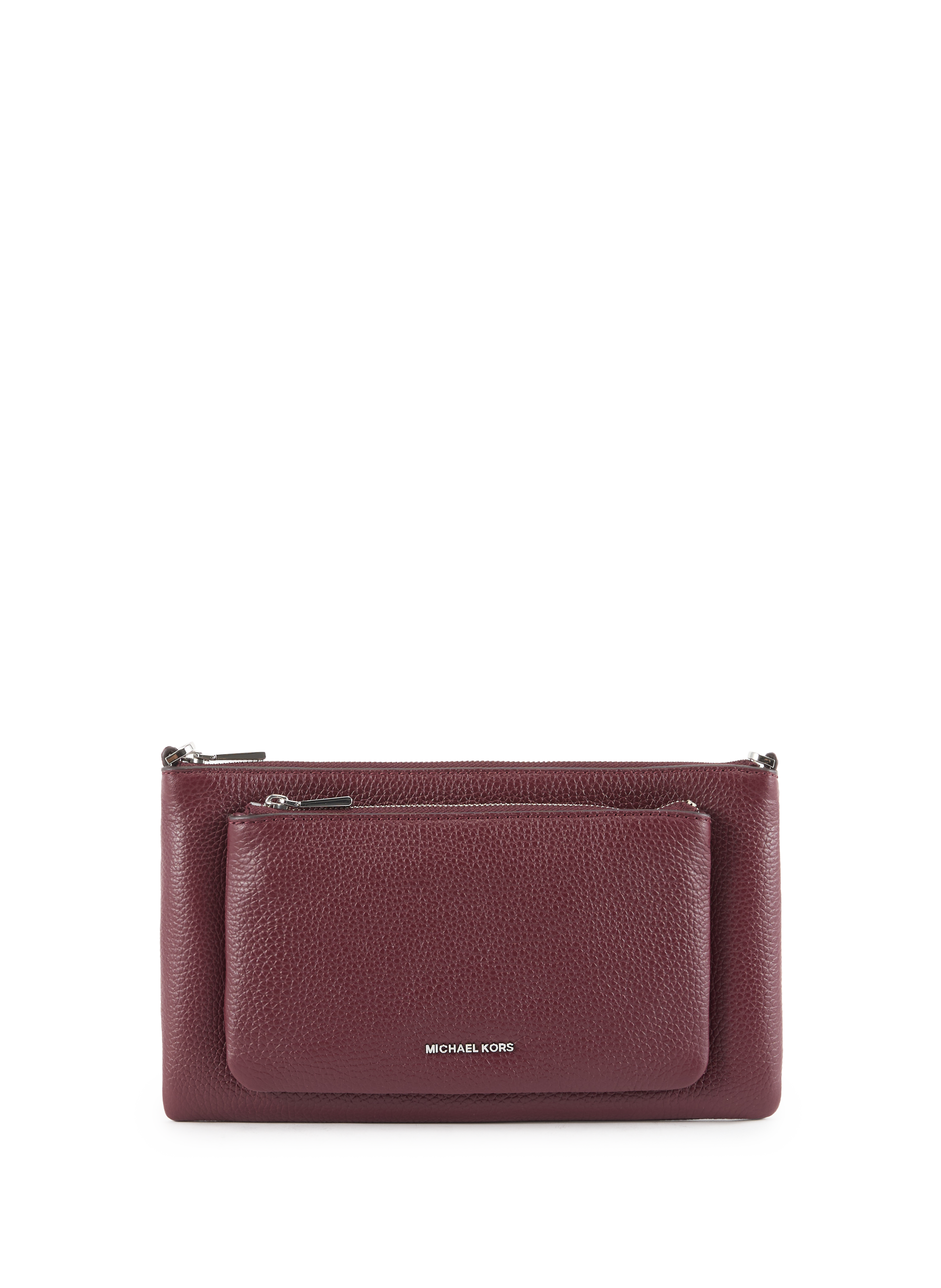 MICHAEL KORS Jet Set Cow Leather Crossbody Bag Red