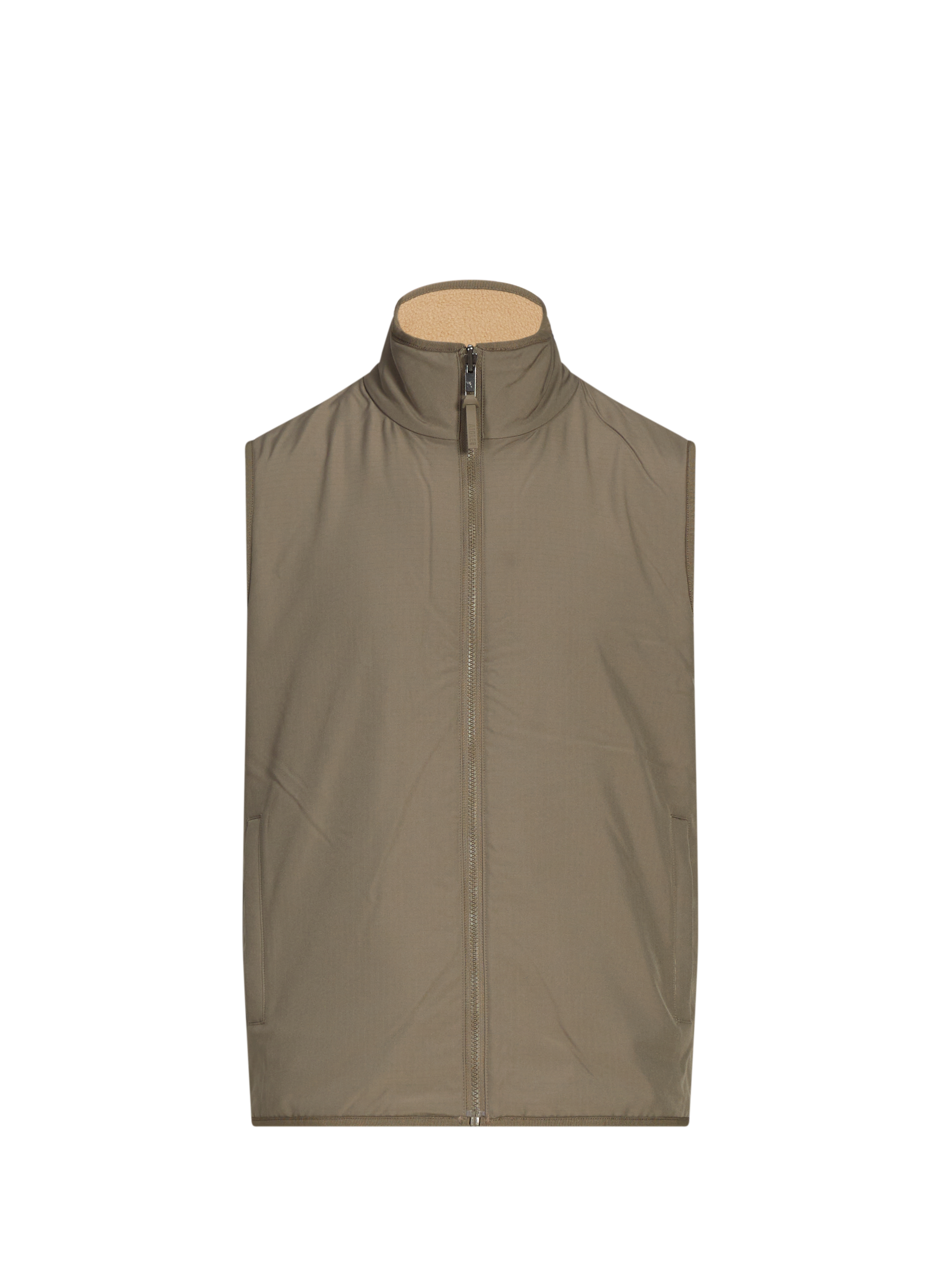 Reversible sherpa sleeveless jacket T-KIT. AIGLE Brown