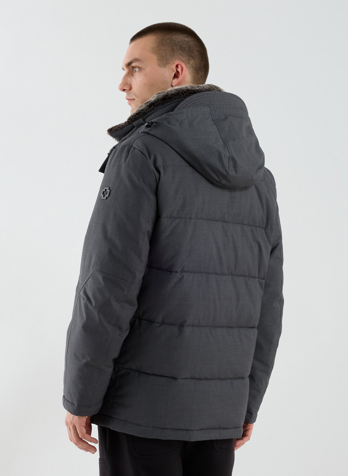 Plaza 3.0 Quilted Hooded Jacket STRELLSON Grey
