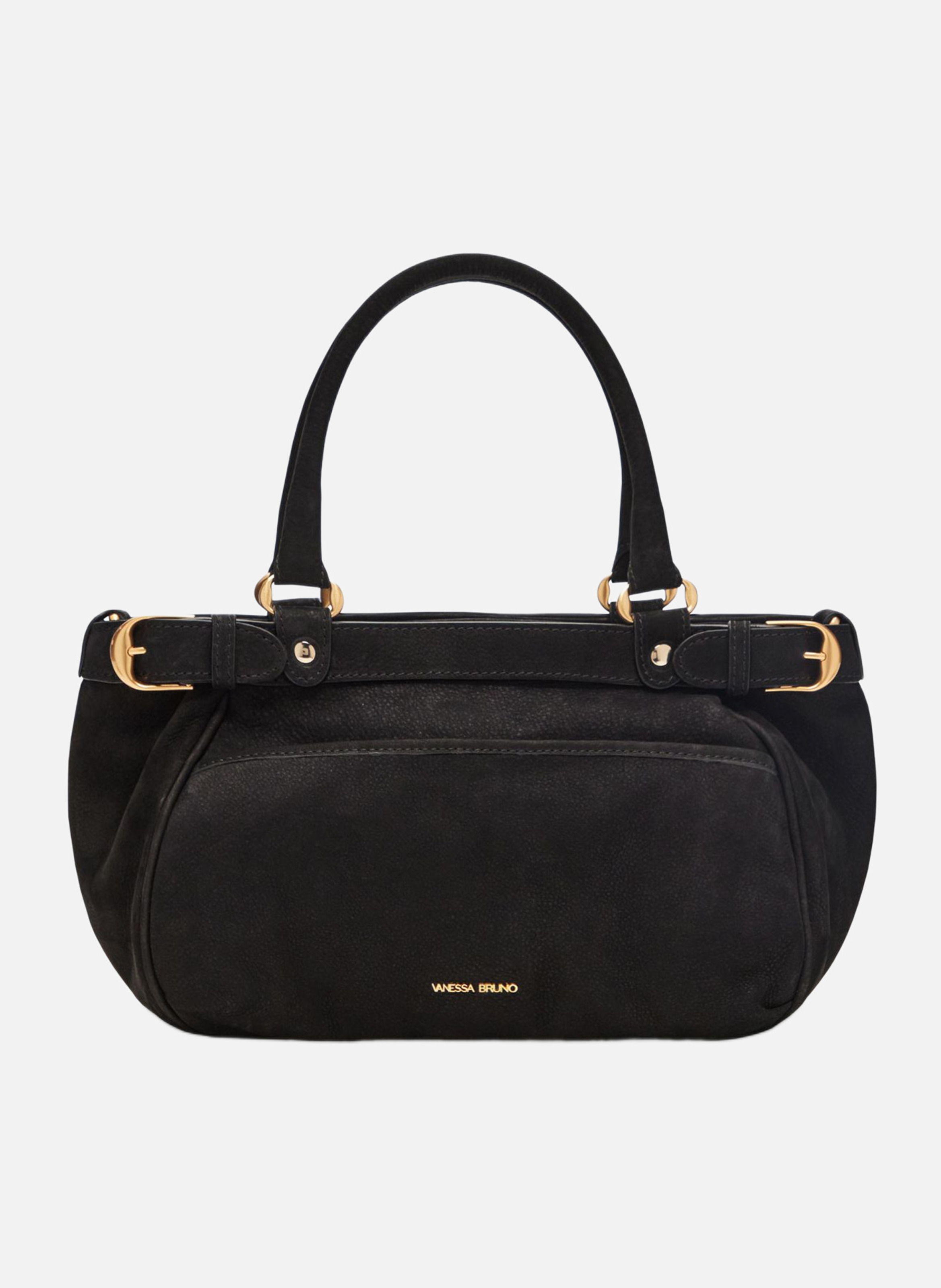 Petit sac lune en cuir VANESSA BRUNO Noir