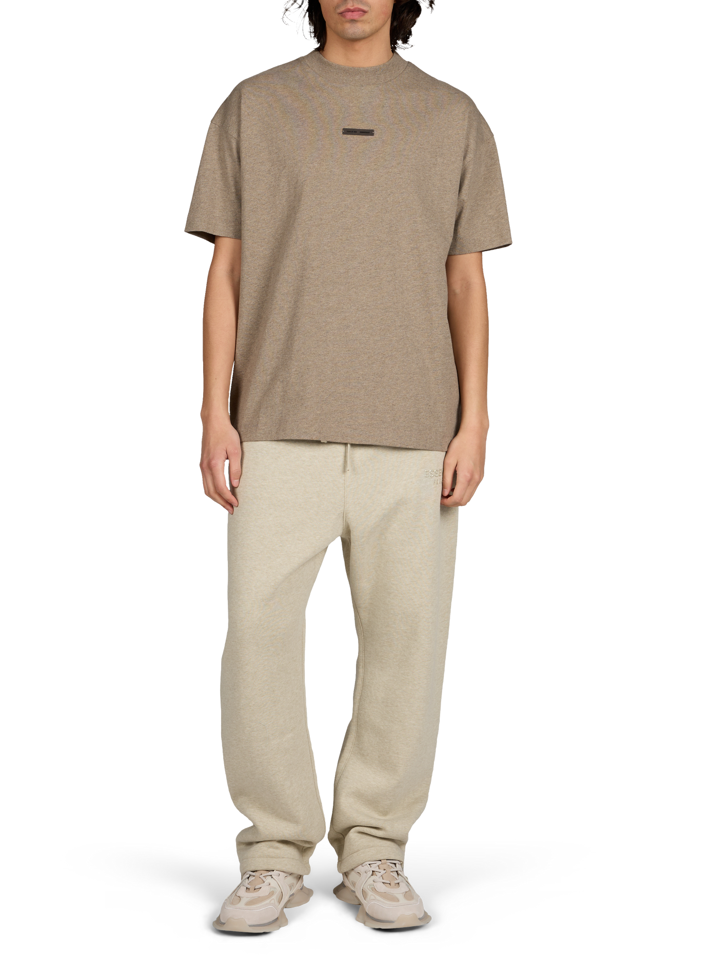 Cotton Mix Jogging Bottoms FEAR OF GOD ESSENTIALS Beige