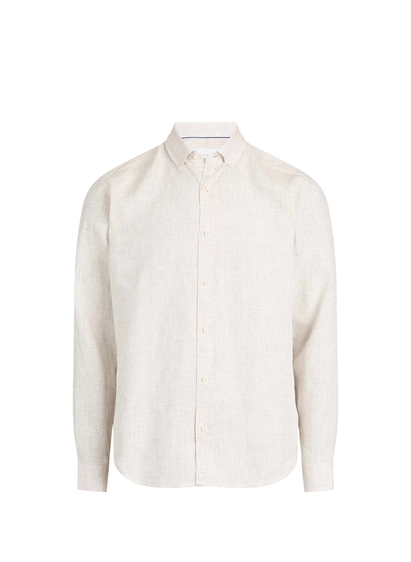 Straight linen shirt ETON Beige