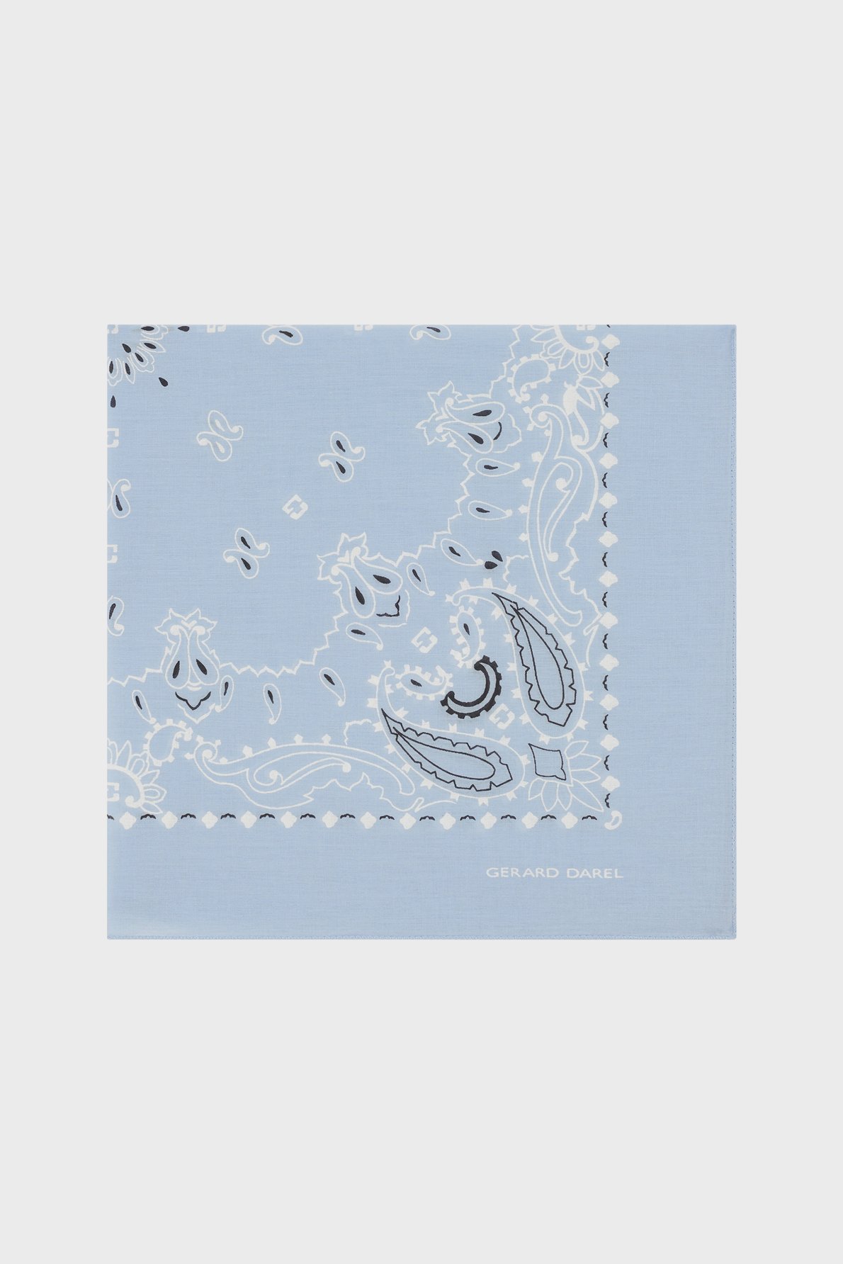 Carré imprimé en coton - dayana GERARD DAREL Bleu