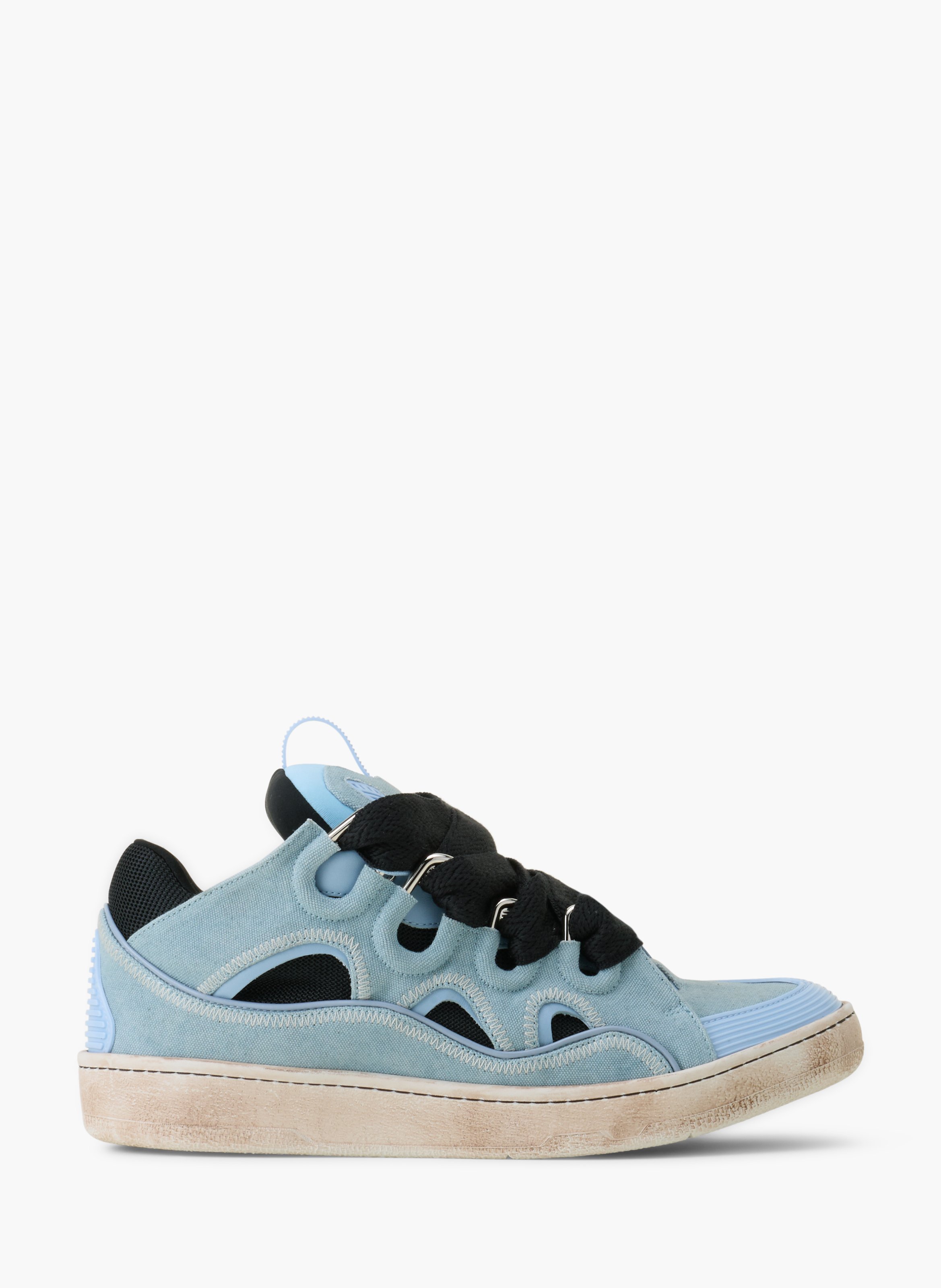 Sneakers curb en canvas LANVIN Bleu