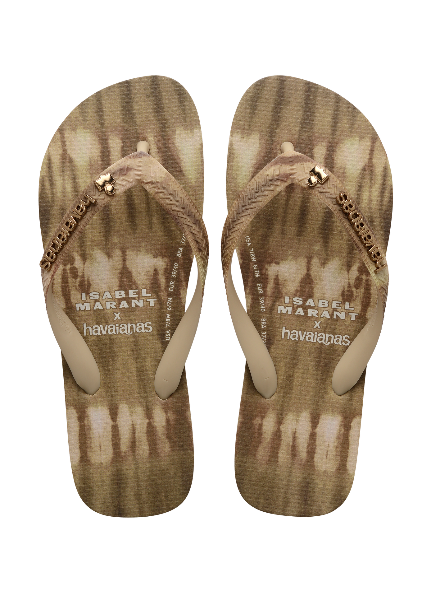 Isabel Marant x Havaianas - Printed Flip-Flops HAVAIANAS Brown