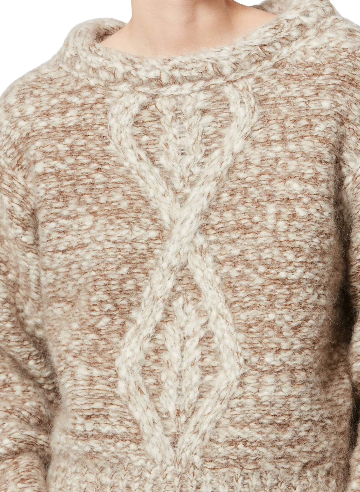 Dorota alpaca and mohair sweater ISABEL MARANT Brown