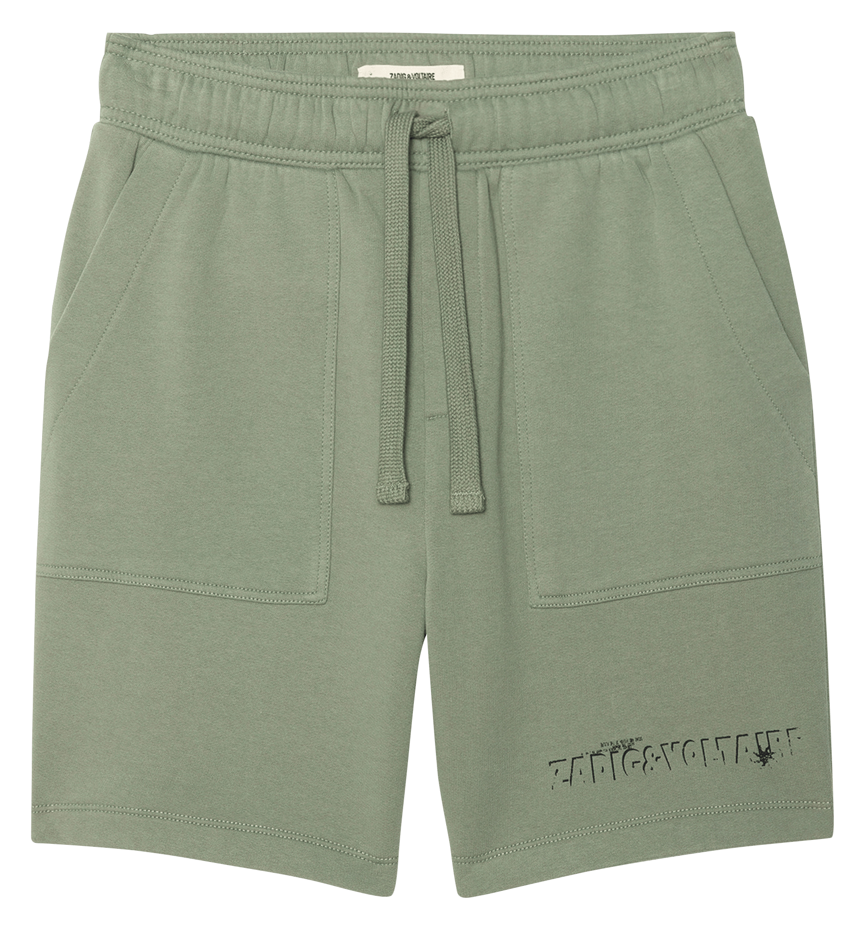 Short en coton bio pablo ZADIG&VOLTAIRE Vert