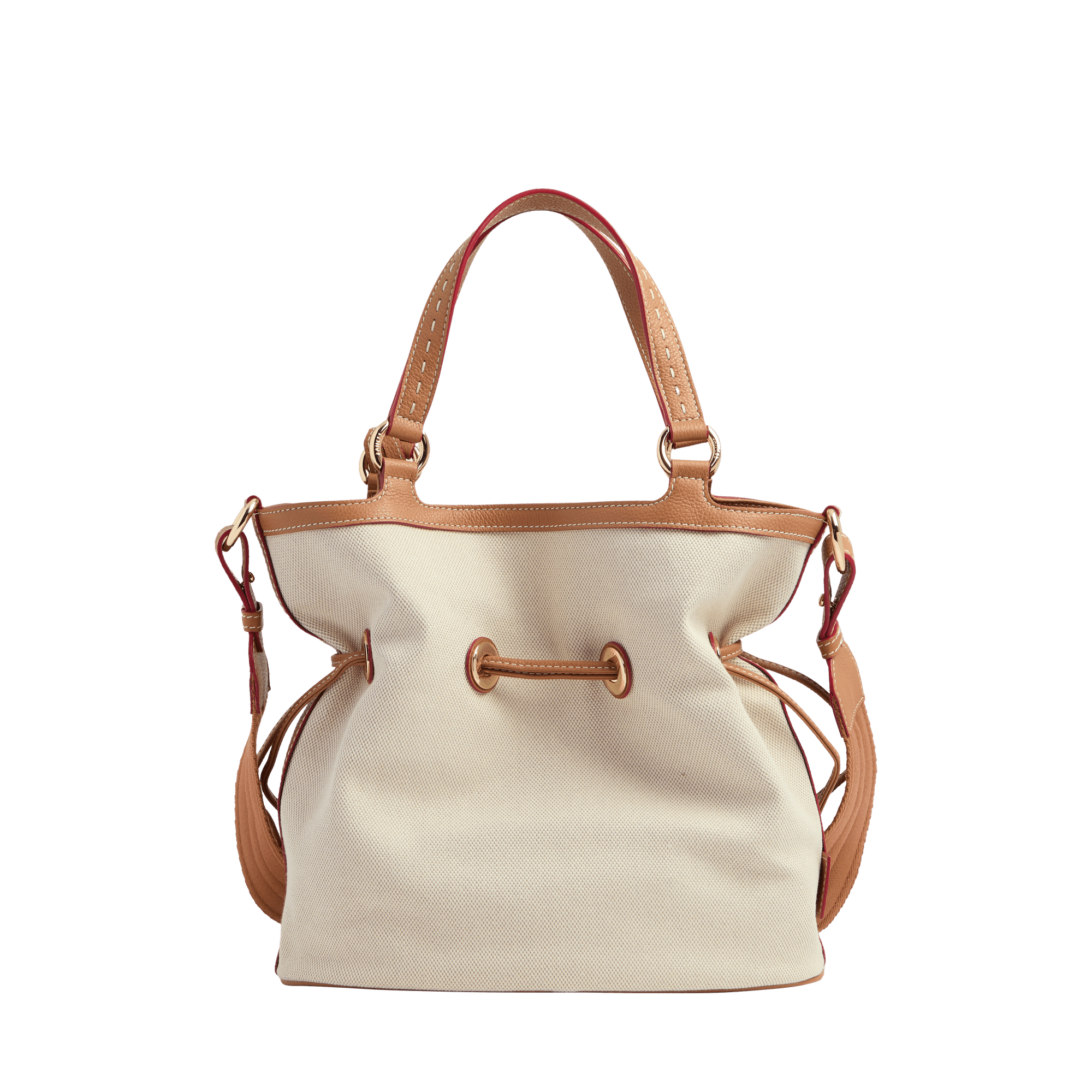 Handtas eerste flirt capsule 150 jaar in canvas en kalfsleer LANCEL Veelkleurig