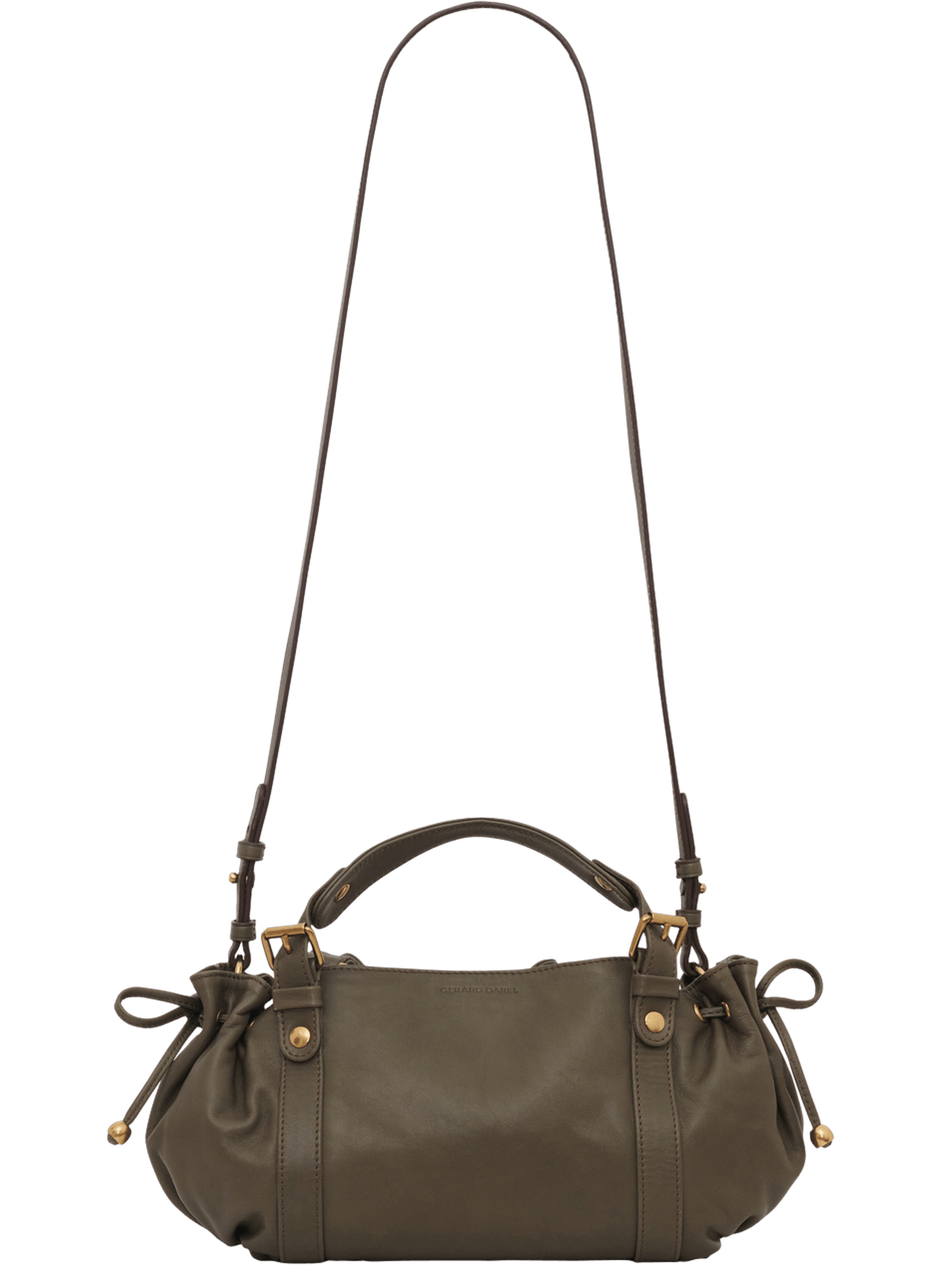 Mini sac à main en cuir – 12h GERARD DAREL Kaki