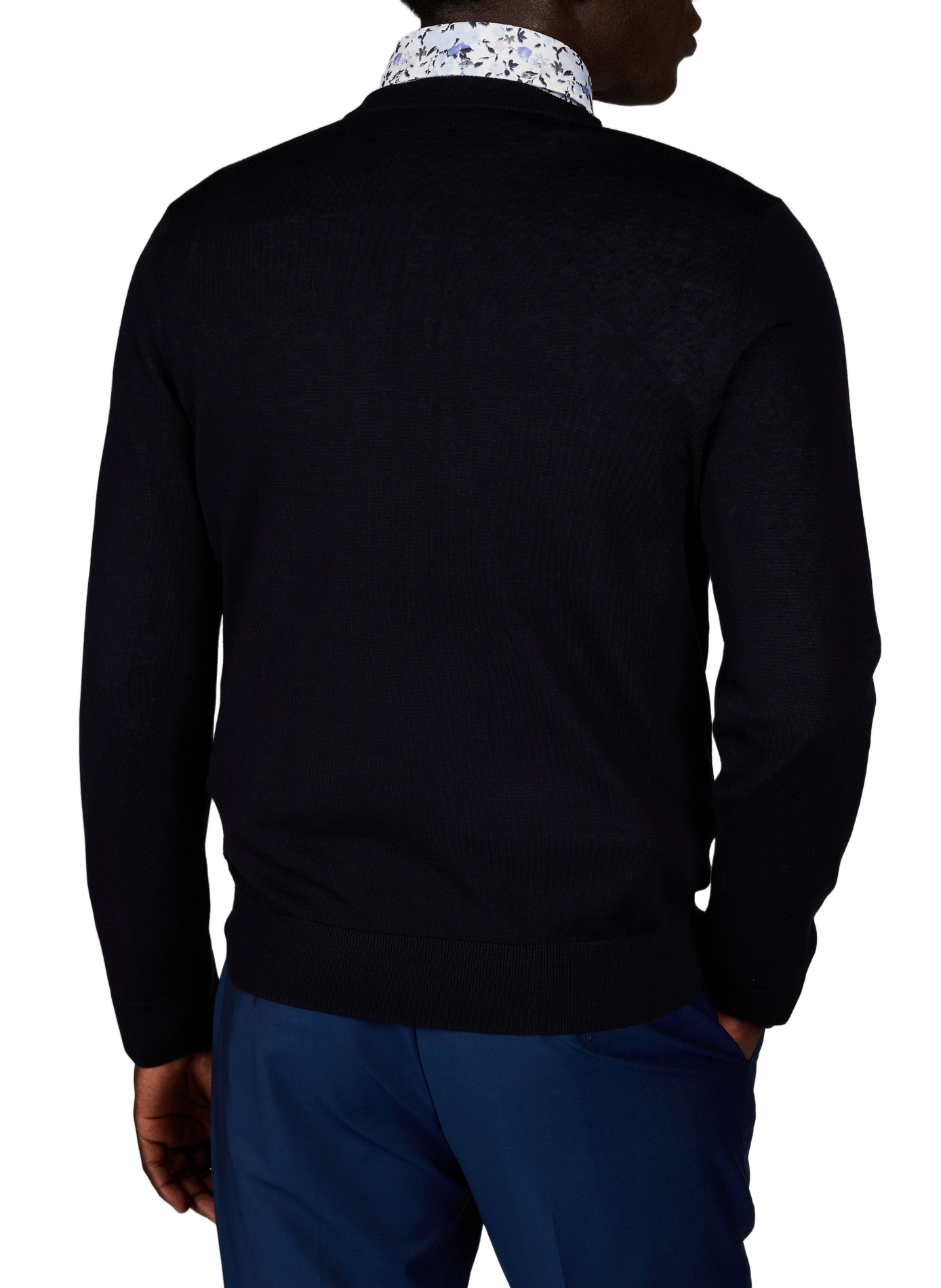 Round neck wool sweater PAUL SMITH Blue