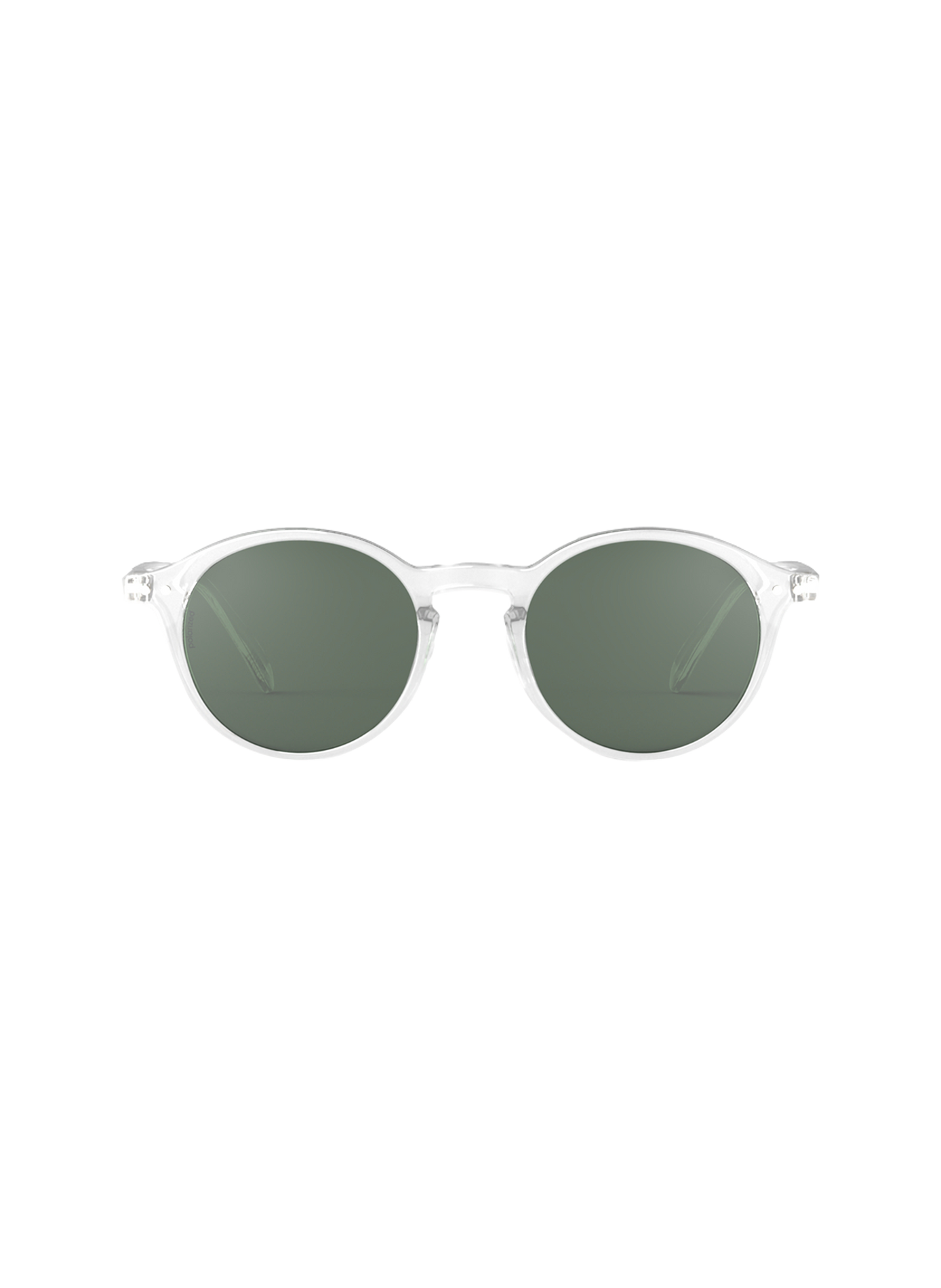Transparent and round sunglasses IZIPIZI Transparent