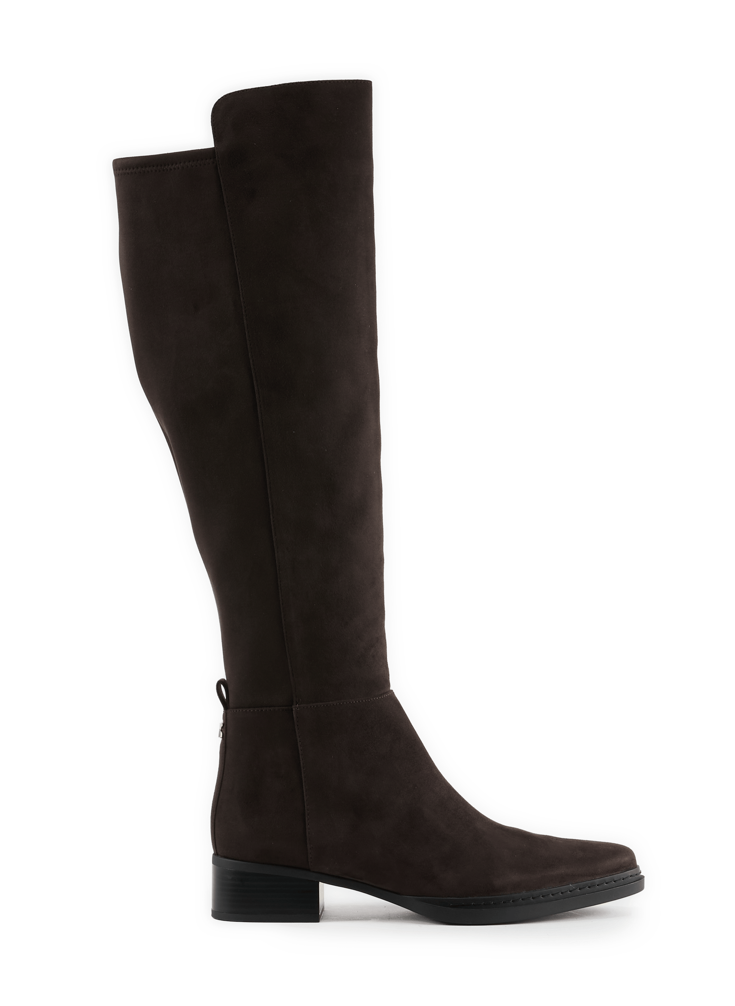 Suede-effect riding boots MICHAEL KORS Brown