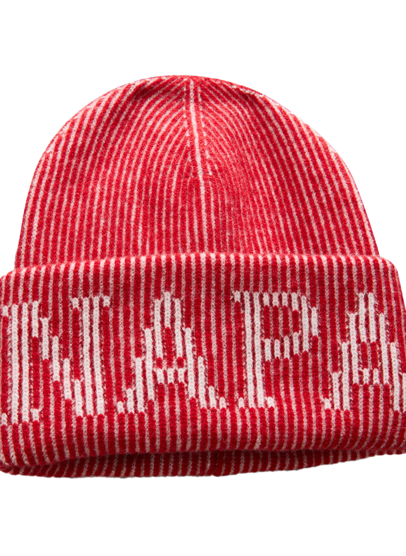 Bonnet à revers en laine NAPAPIJRI Rouge