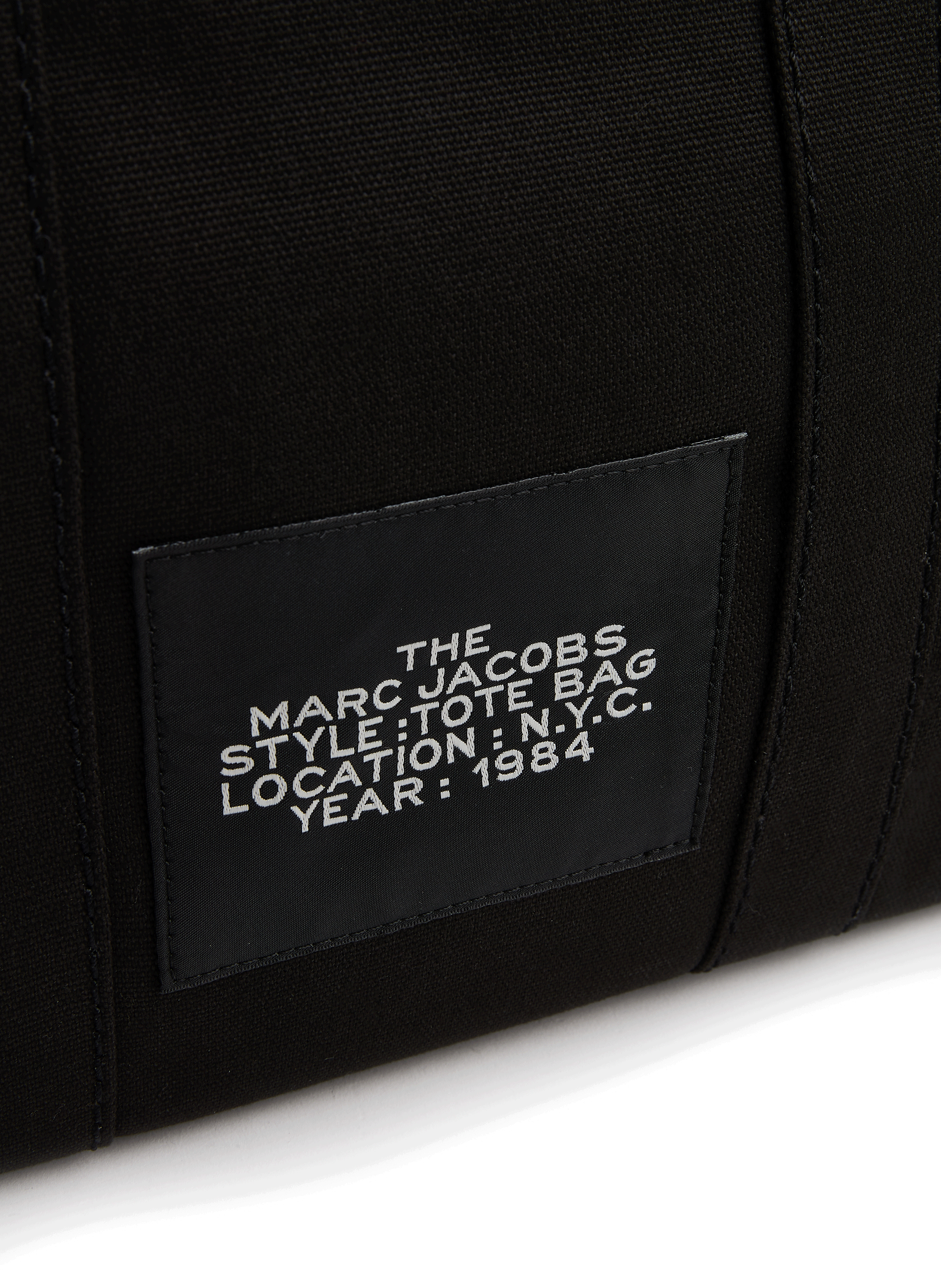 The The small canvas tote bag MARC JACOBS Black