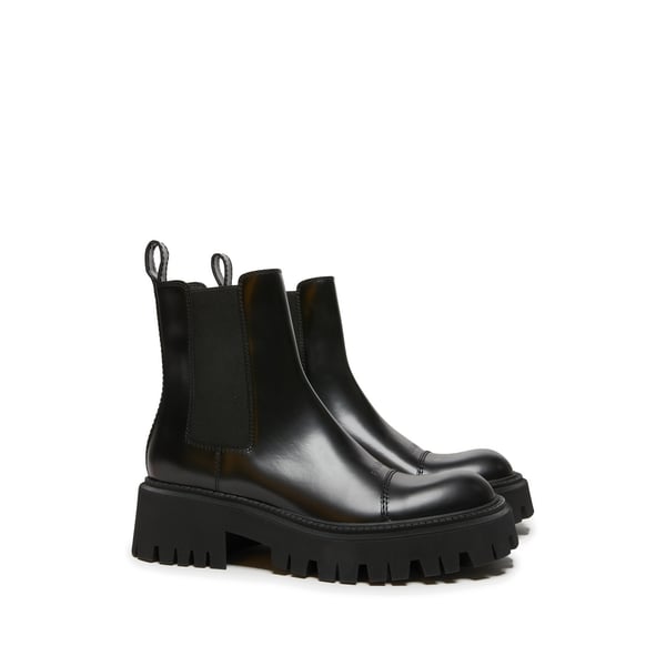 Bottines Tractor en cuir