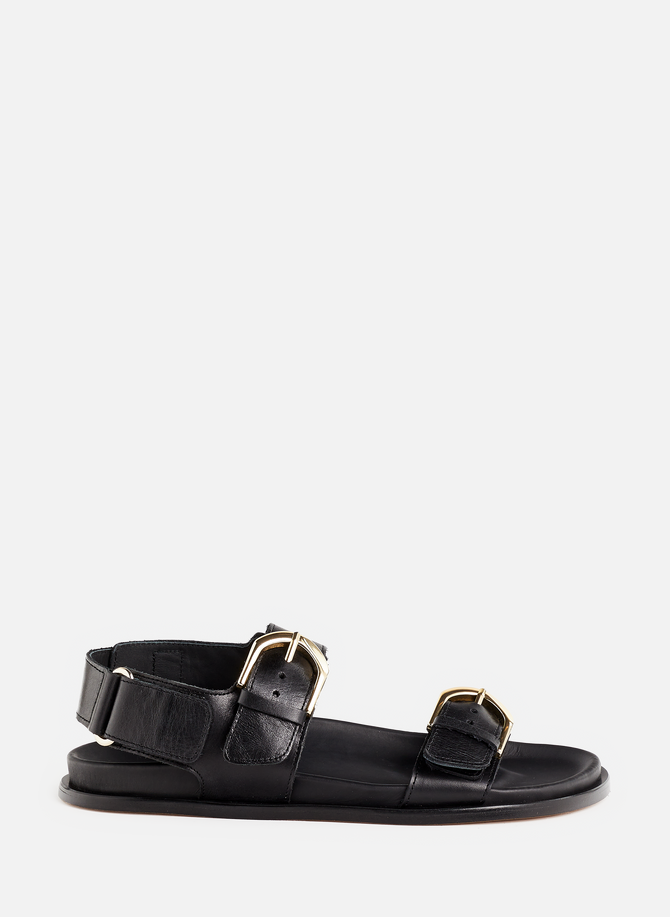 ALOHAS Leone leather flat sandals