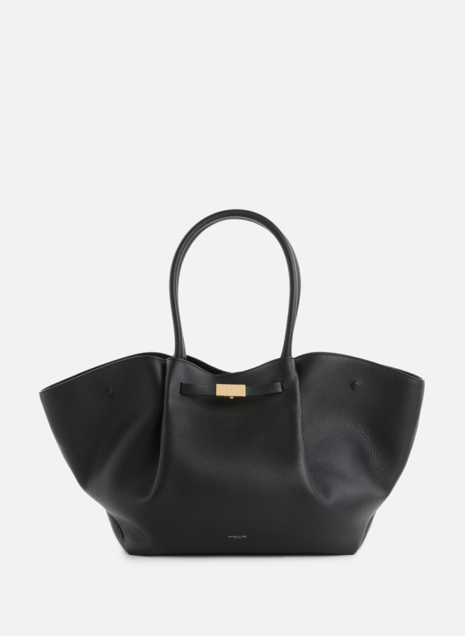New York handbag in grained leather DEMELLIER LONDON