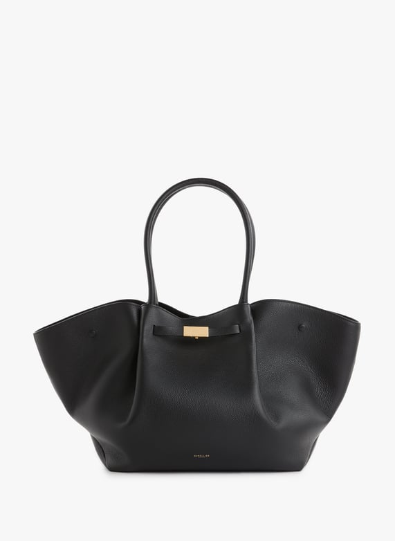 Sac à main en cuir | Noir by DEMELLIER LONDON Sac à main en cuir Noir