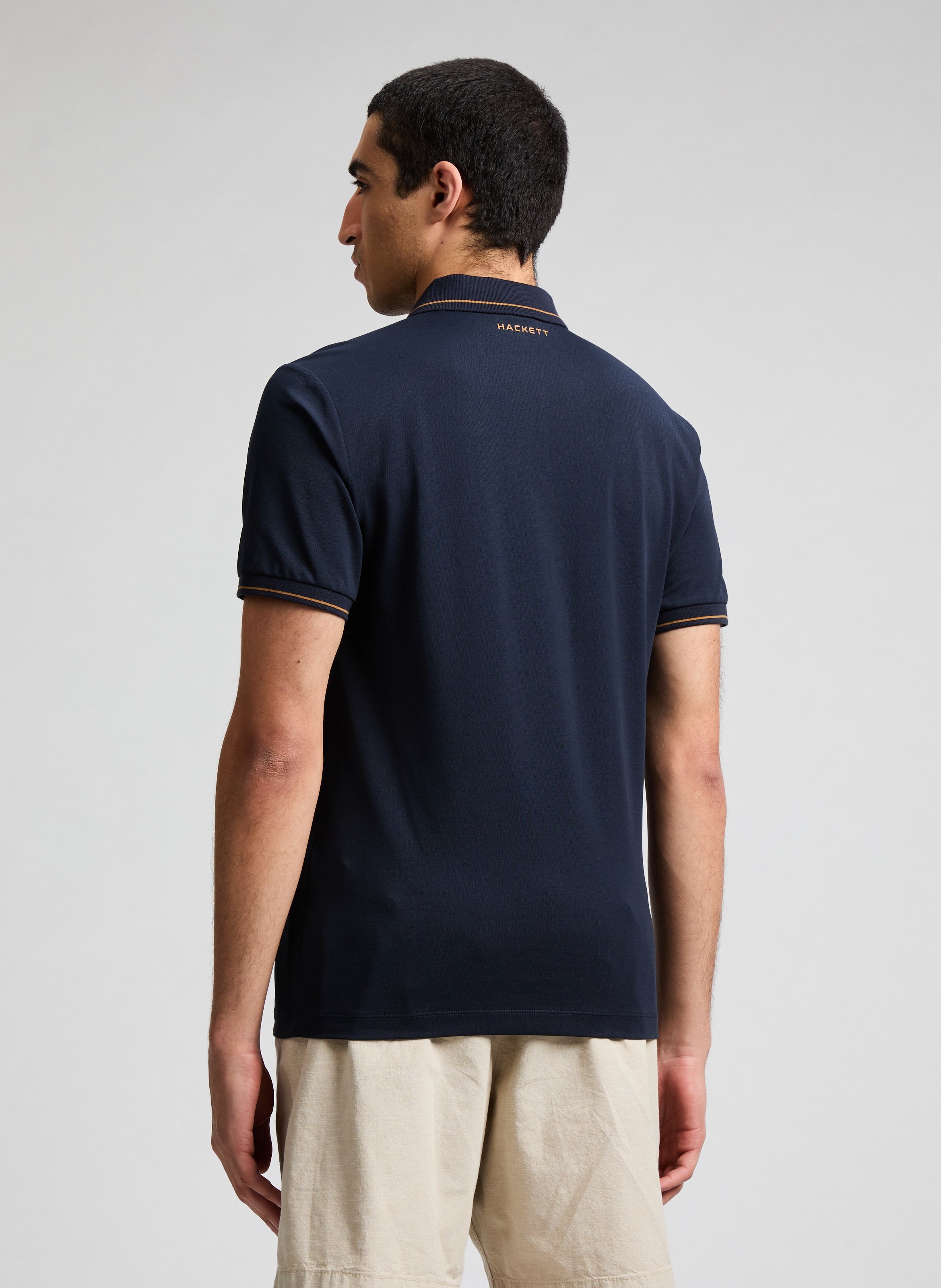 Polo à logo  HACKETT Bleu