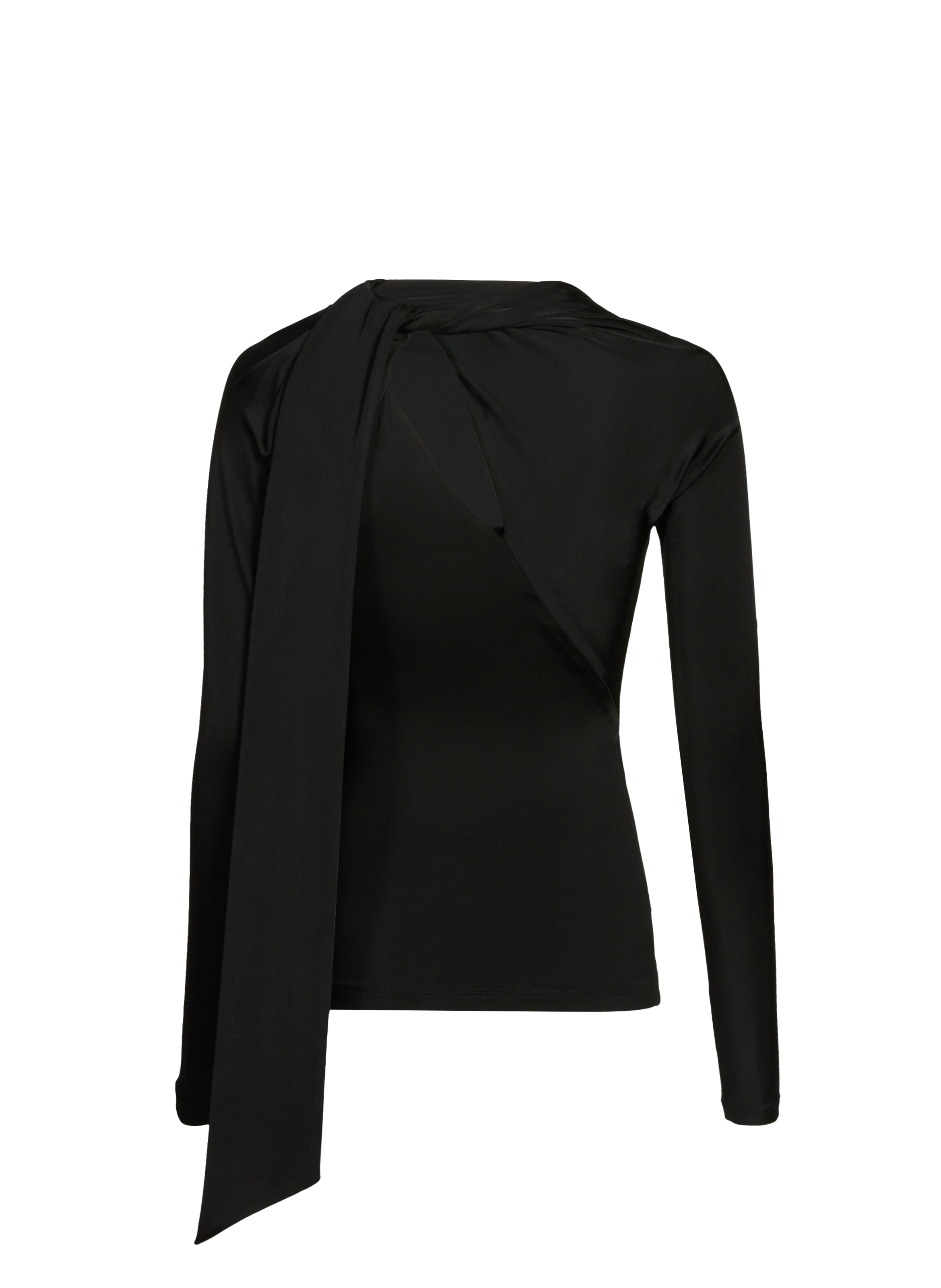 Top à col bateau VICTORIA BECKHAM Noir