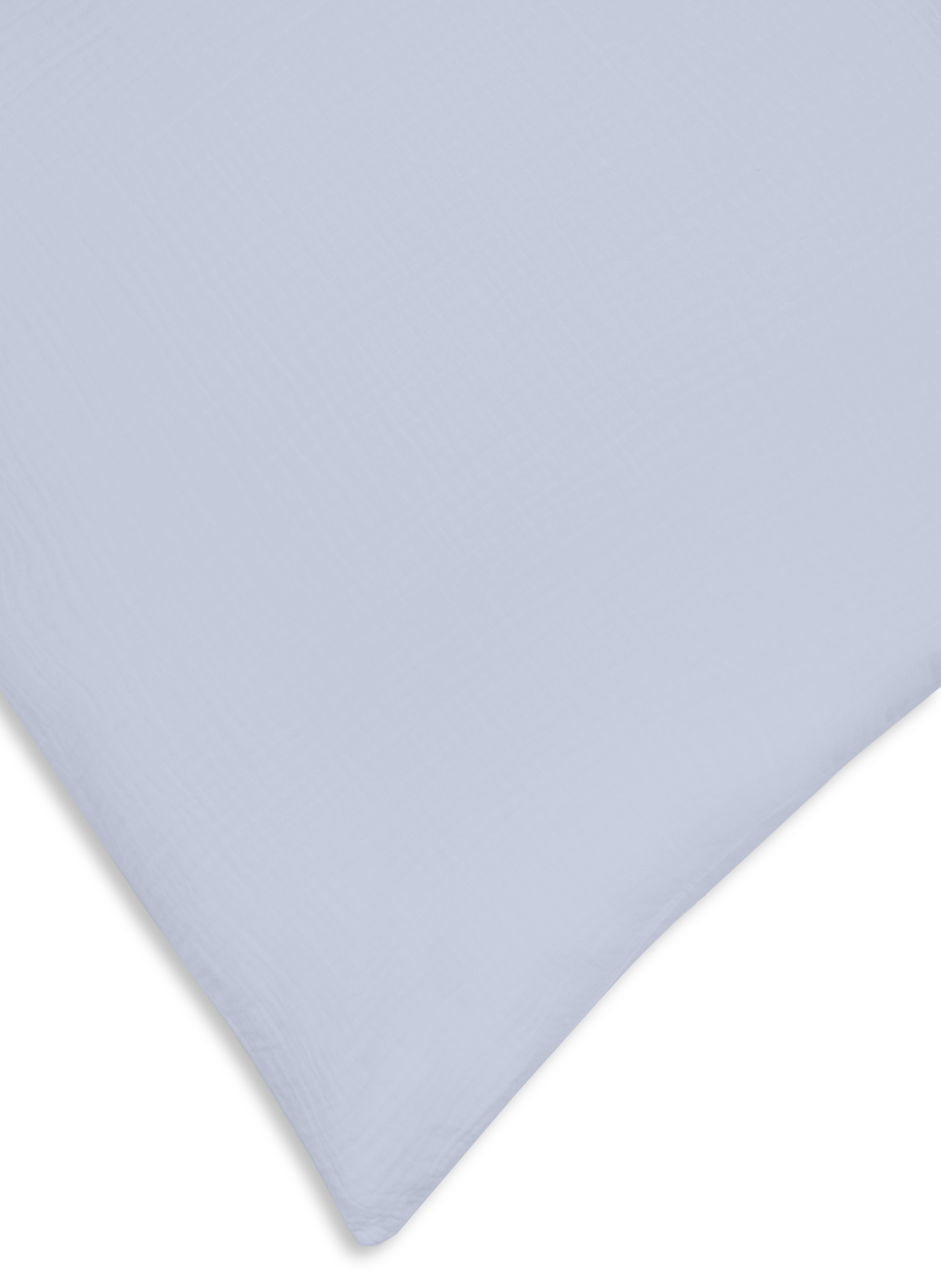 Taie d'oreiller en gaze de coton biologique AU PRINTEMPS PARIS Bleu