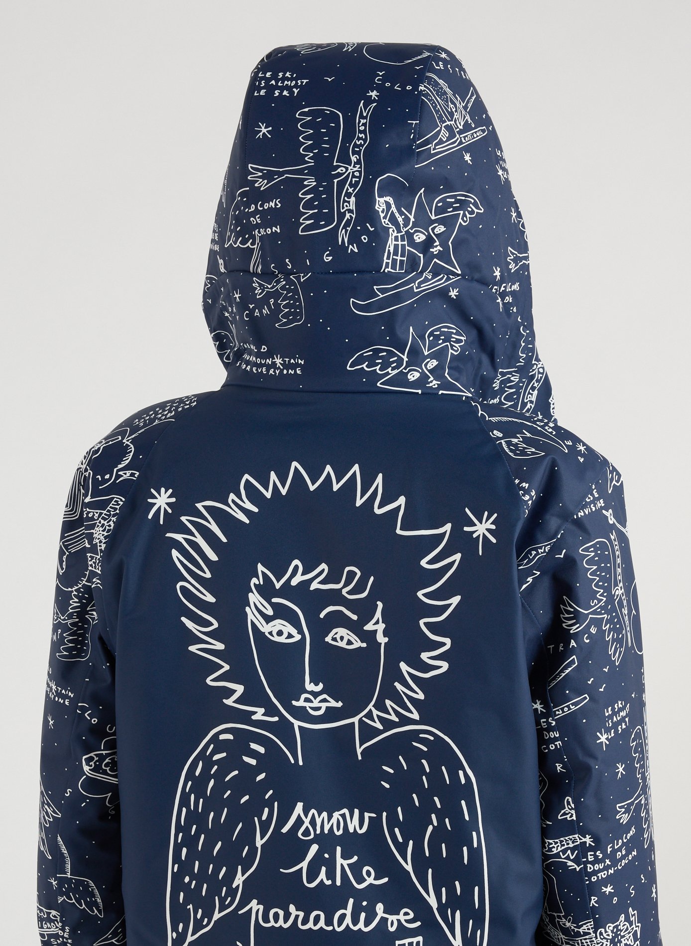 Doudoune courte matelassée imprimée ROSSIGNOL Multicolore