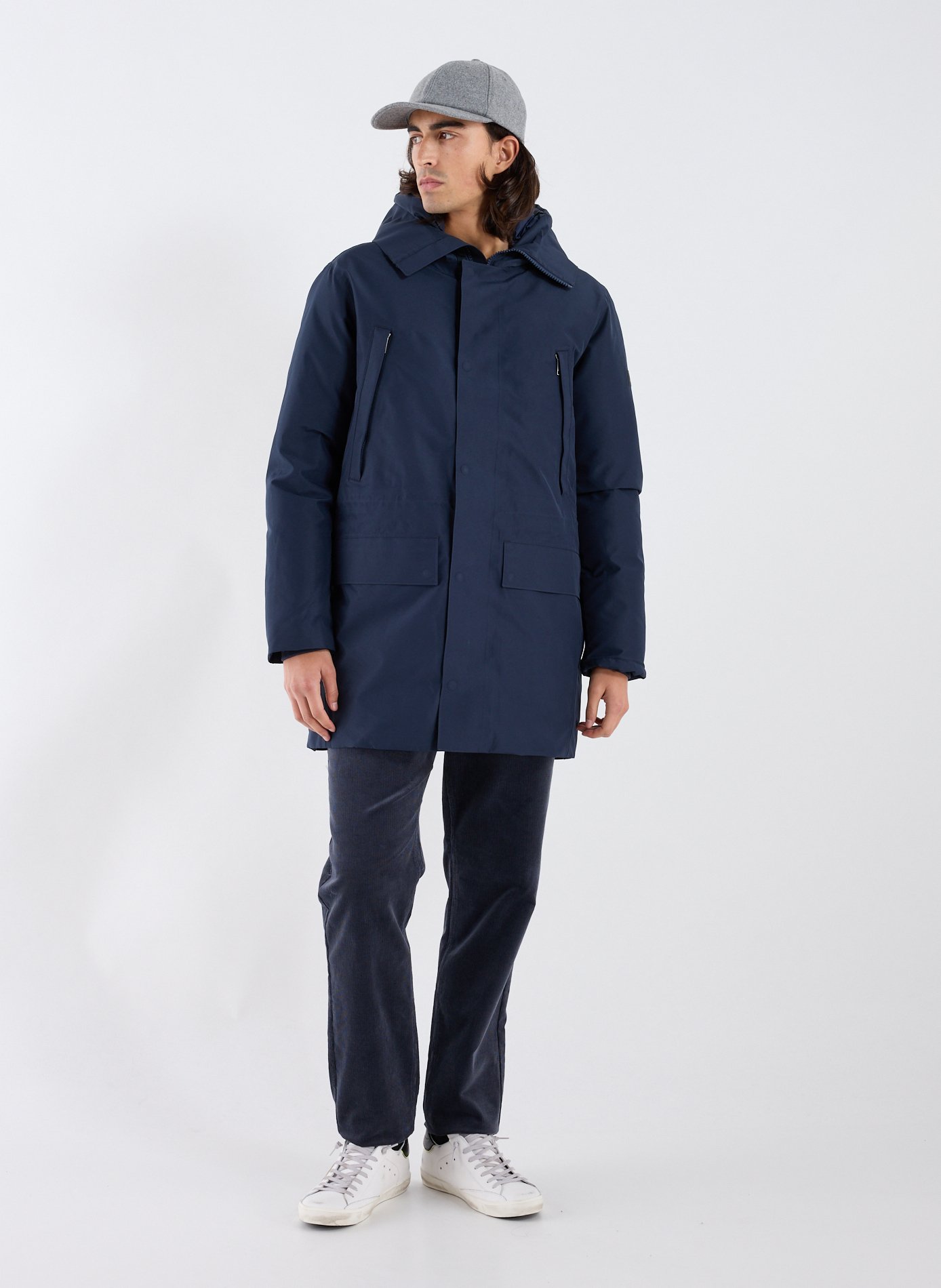 Parka à capuche AIGLE Bleu