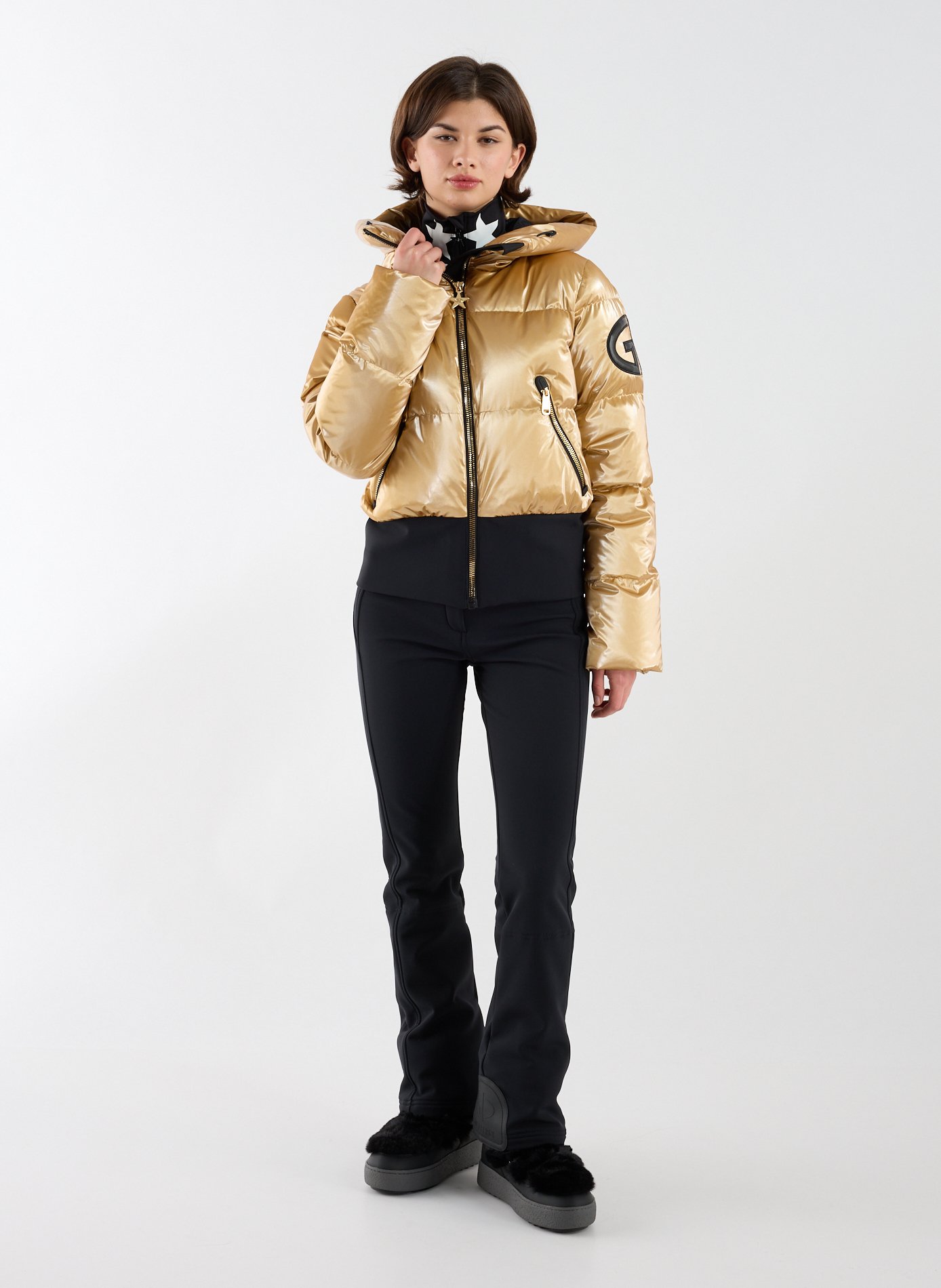 Veste matelassée à capuche GOLDBERGH Jaune