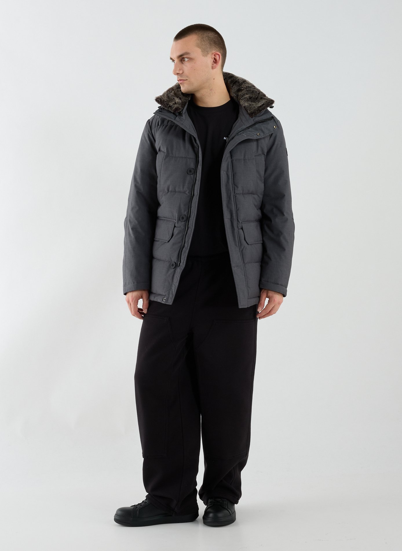 Plaza 3.0 Quilted Hooded Jacket STRELLSON Grey