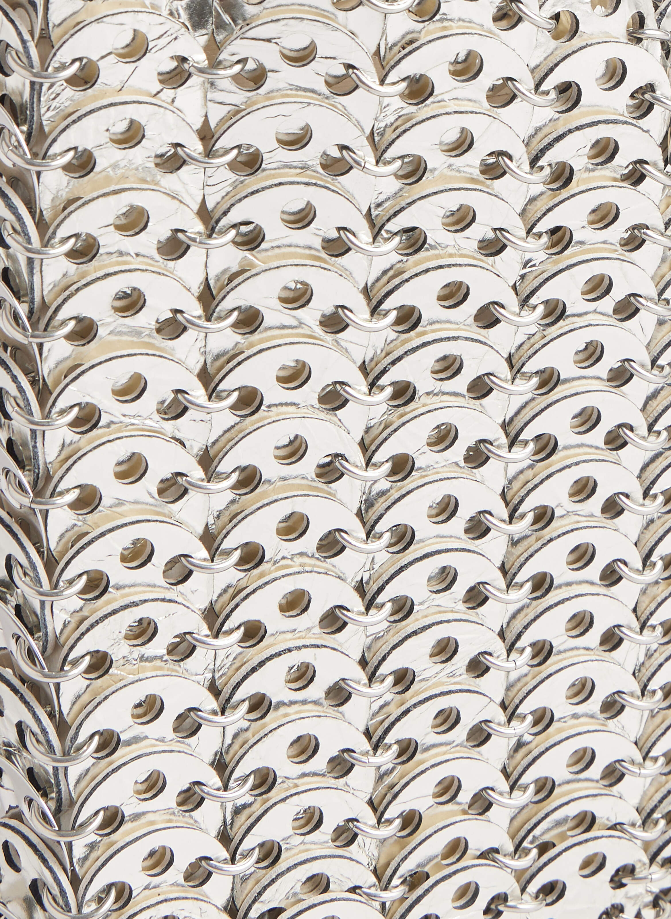 Sac réversible 1969 flip en cuir RABANNE Blanc