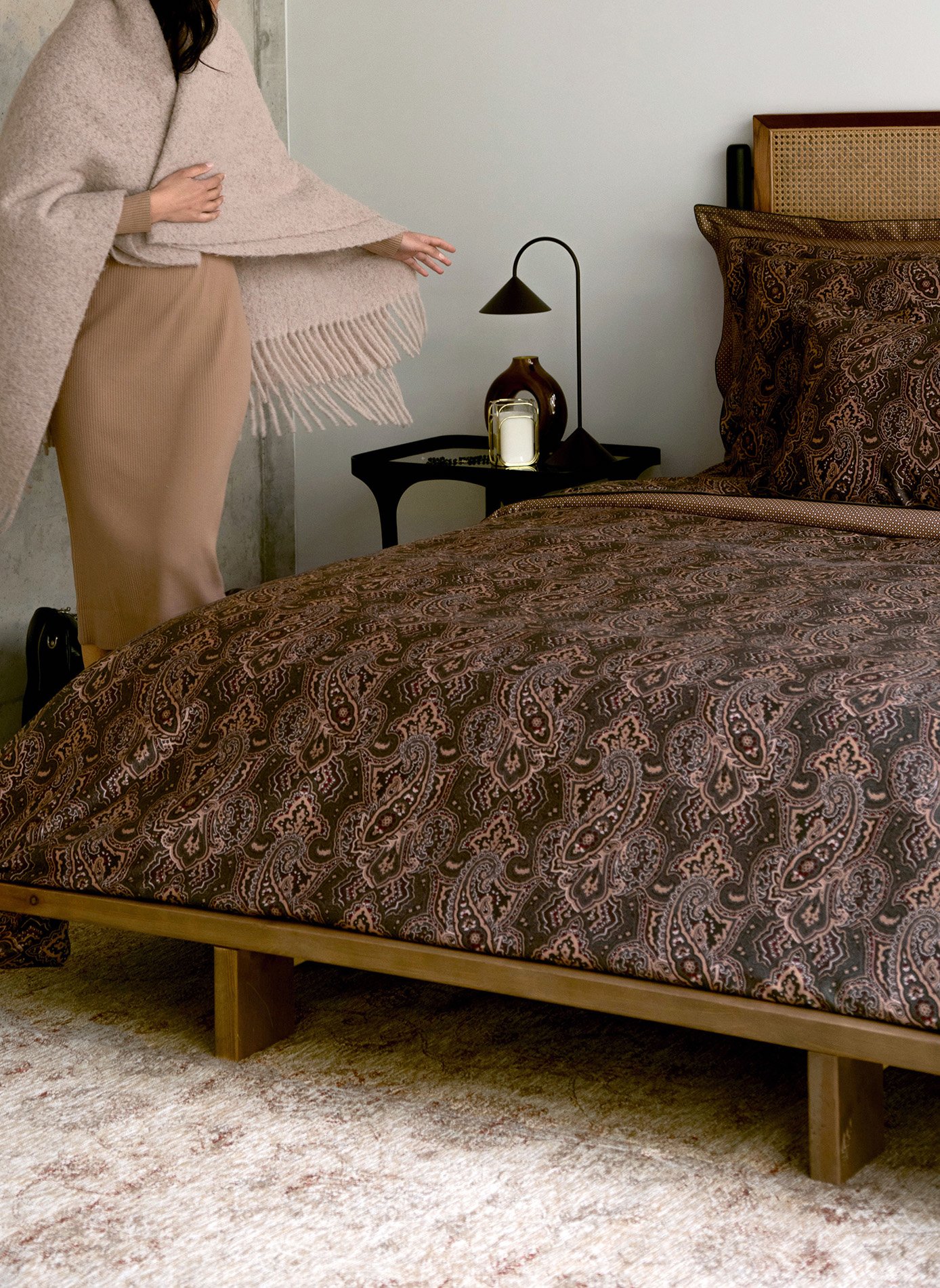 Drap plat esthète ANNE DE SOLENE Vert