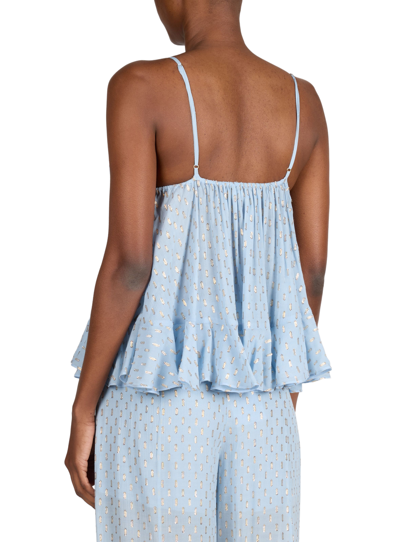 Fluid top with thin straps ZIMMERMANN Multicolour