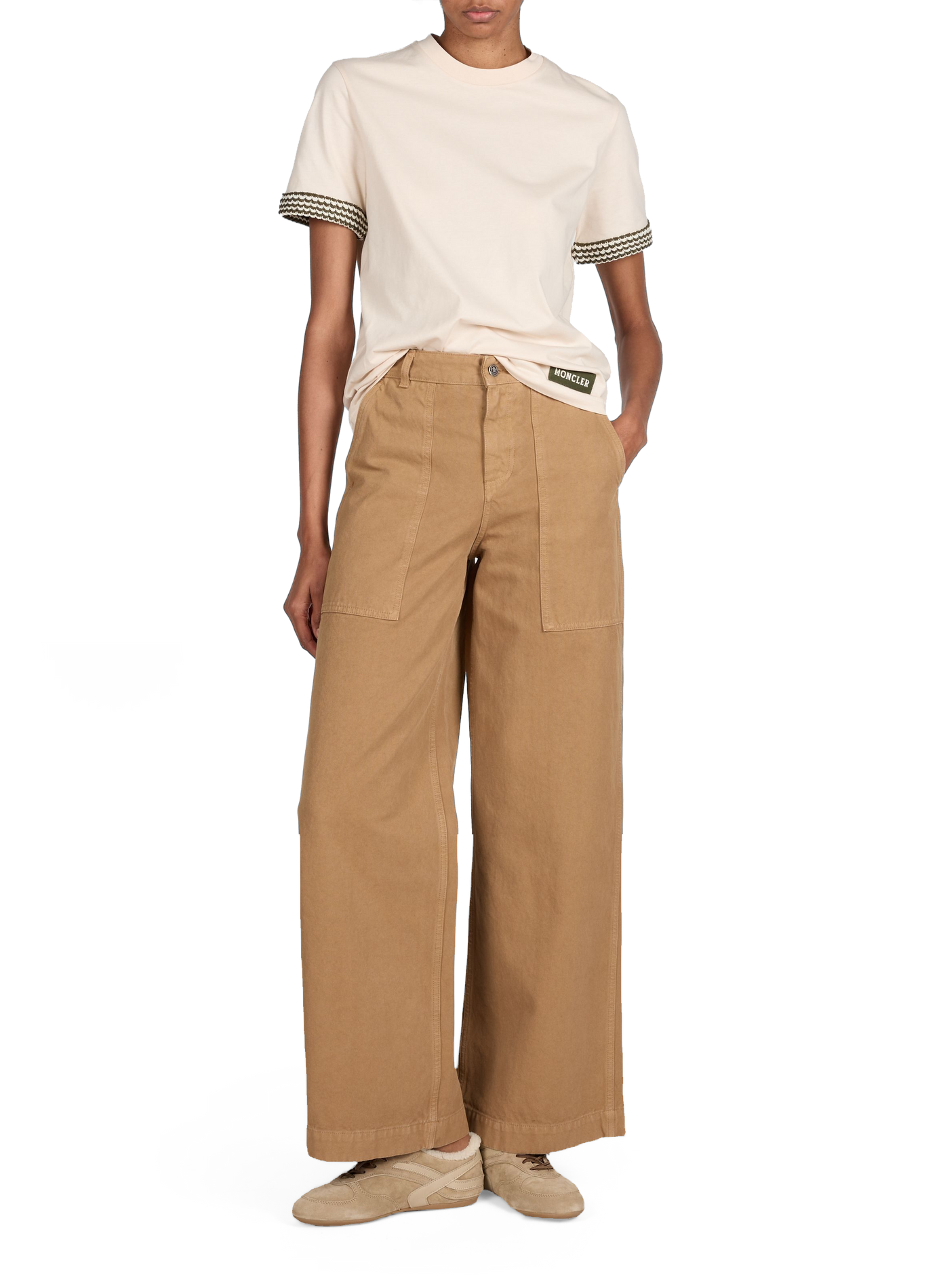 Classic Cotton T-Shirt MONCLER White