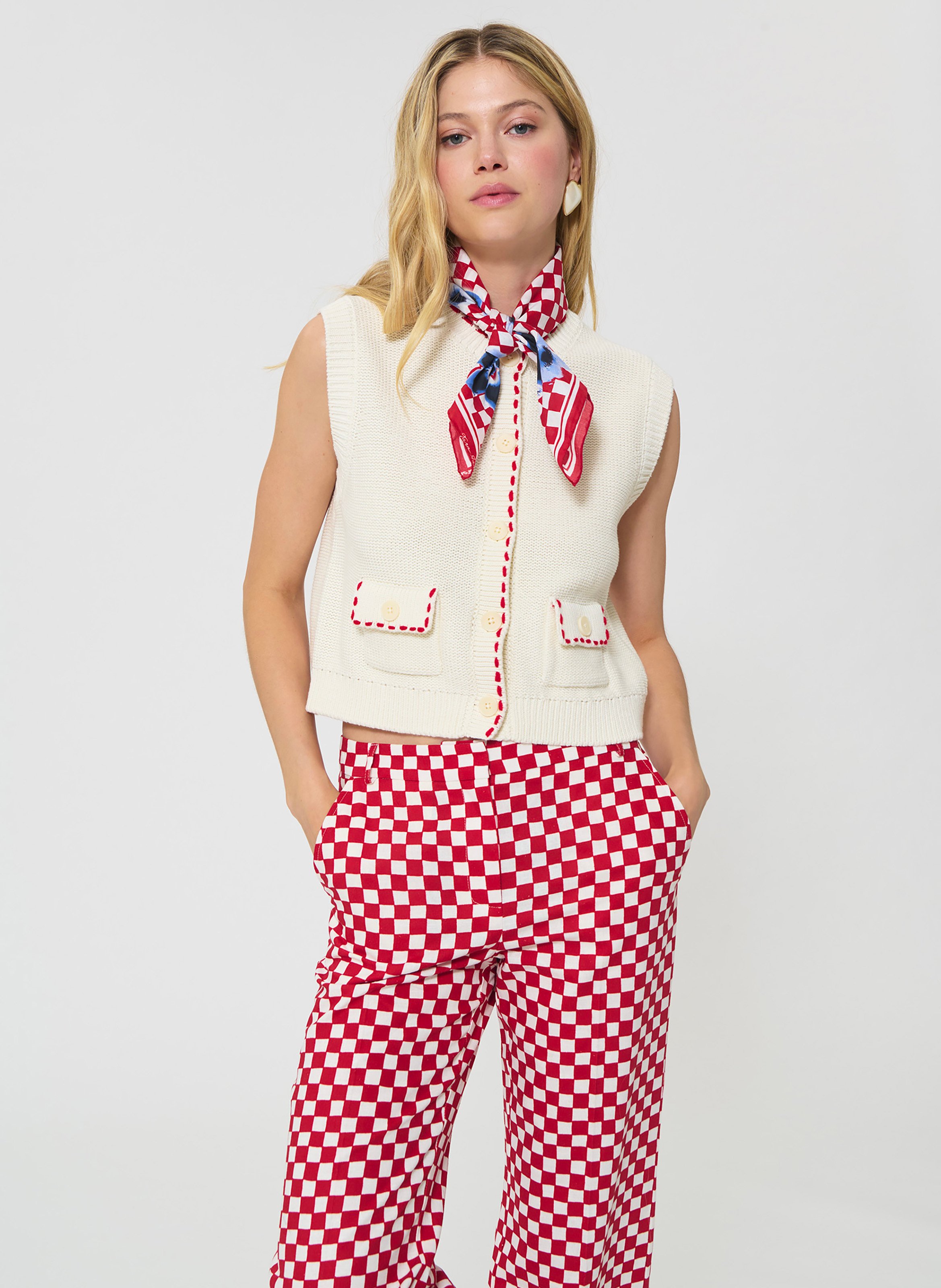 Gilet gill TARA JARMON Blanc