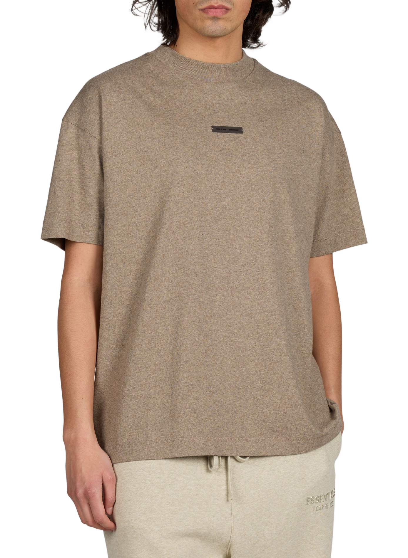 T-shirt en coton FEAR OF GOD ESSENTIALS Gris