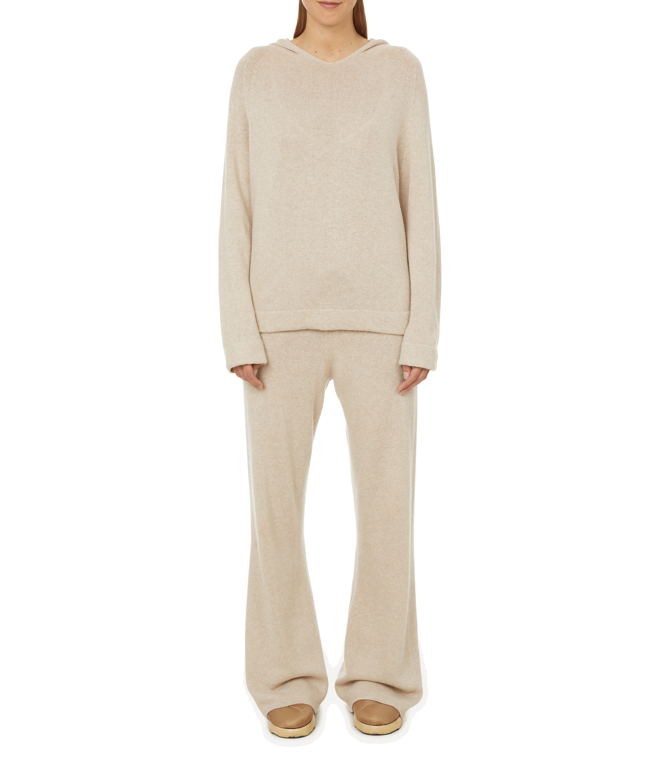 Bonnet en laine mélangée THE SOCIAL SUNDAY Marron