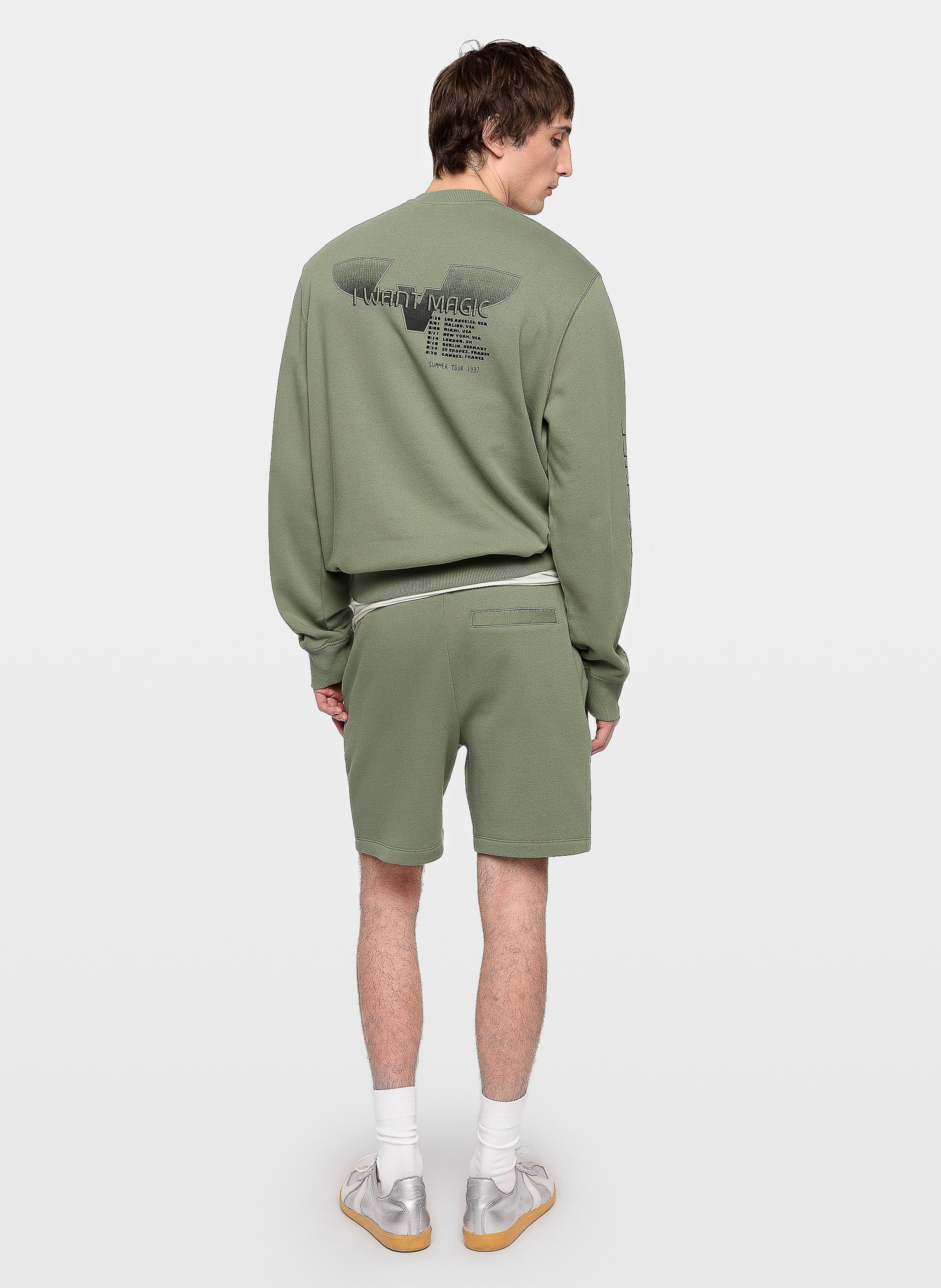Short en coton bio pablo ZADIG&VOLTAIRE Vert