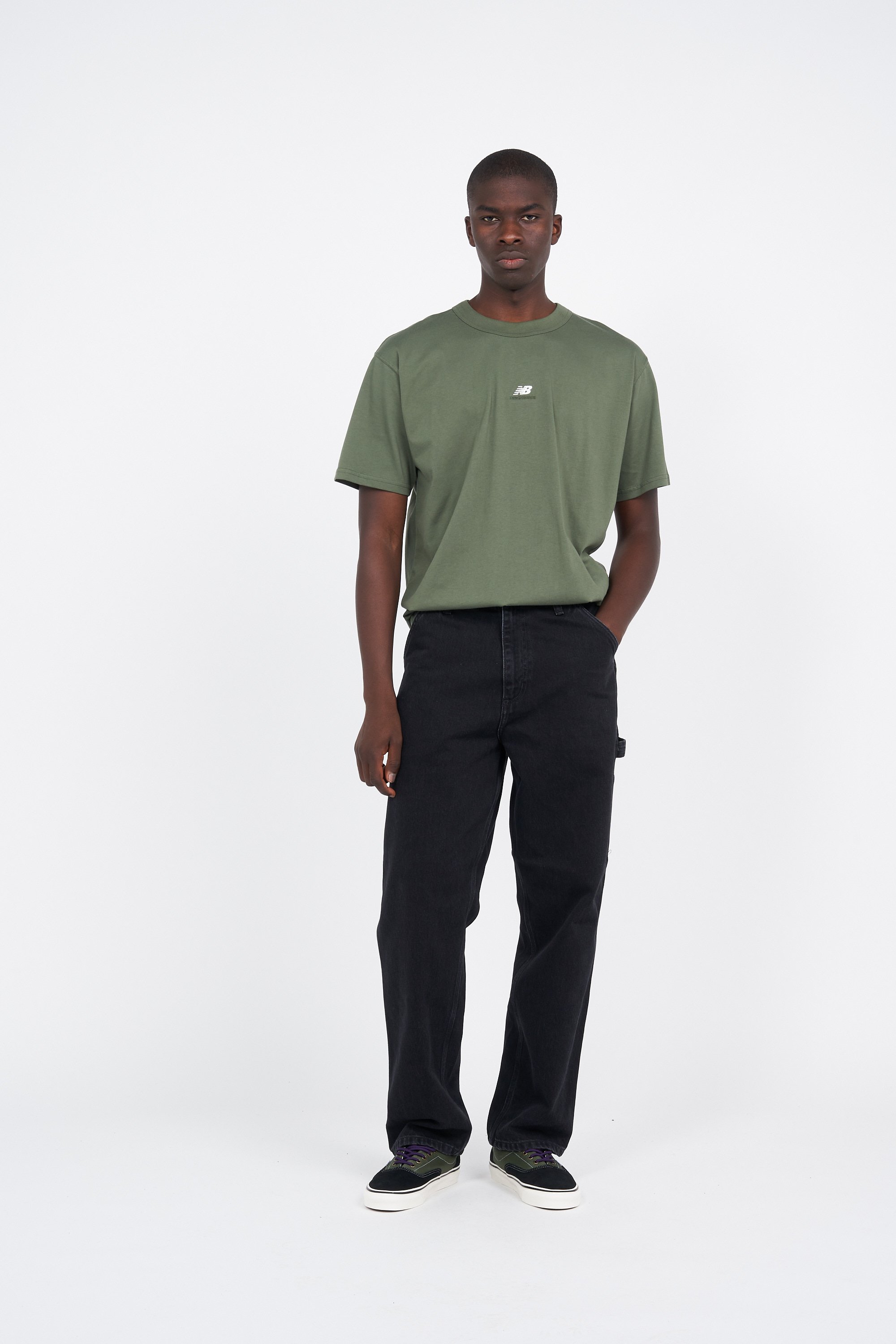 Jean single knee CARHARTT WIP Noir