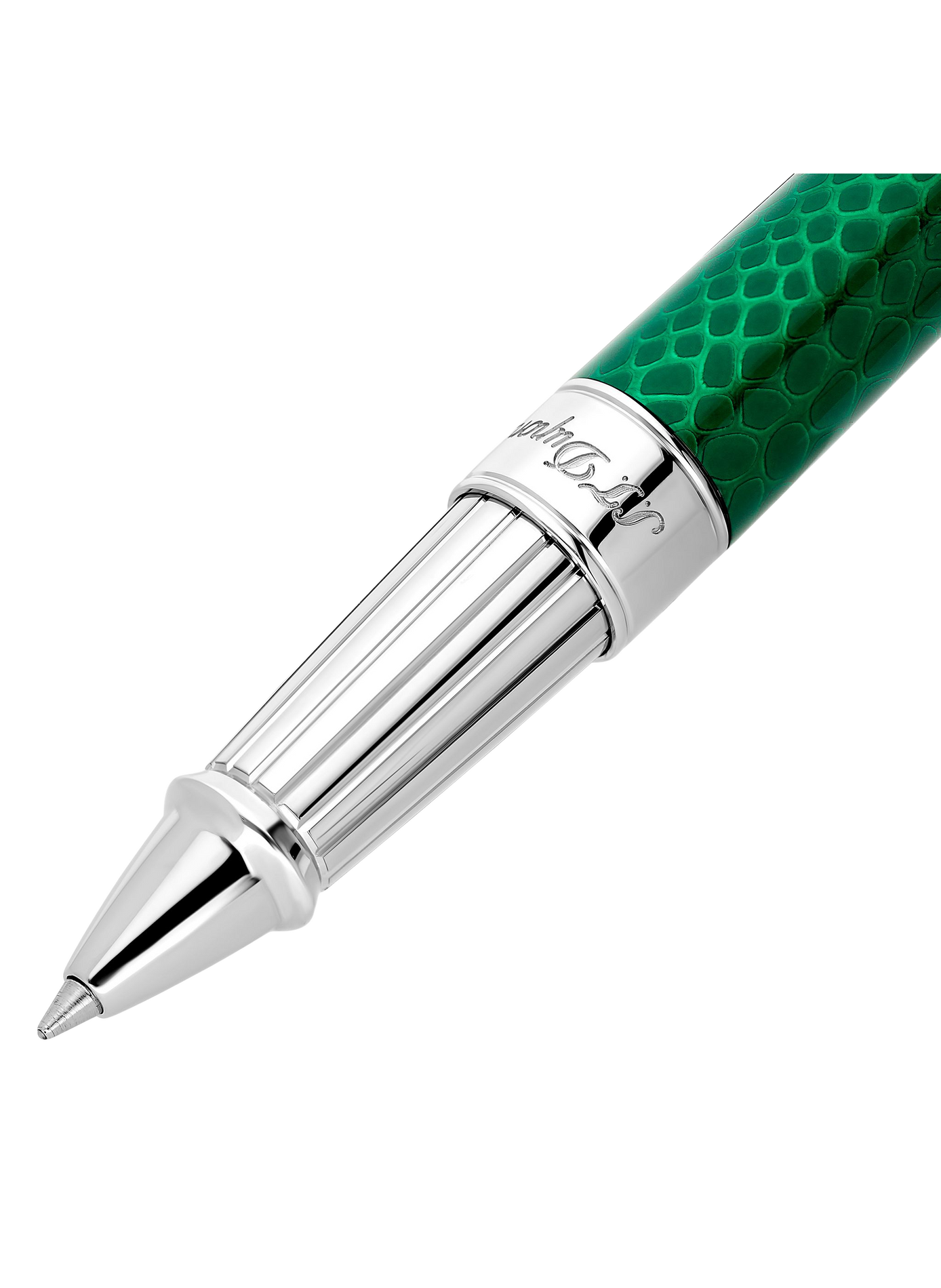 Large Roller Pen Line D Eternity S.T. DUPONT Green