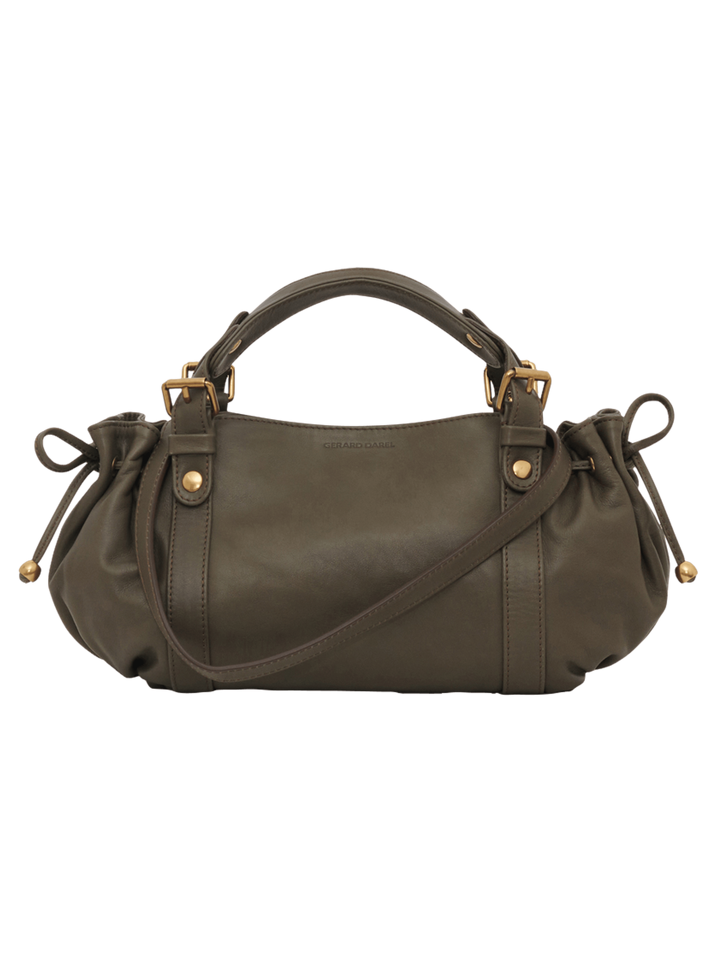 Mini sac à main en cuir – 12h GERARD DAREL Kaki