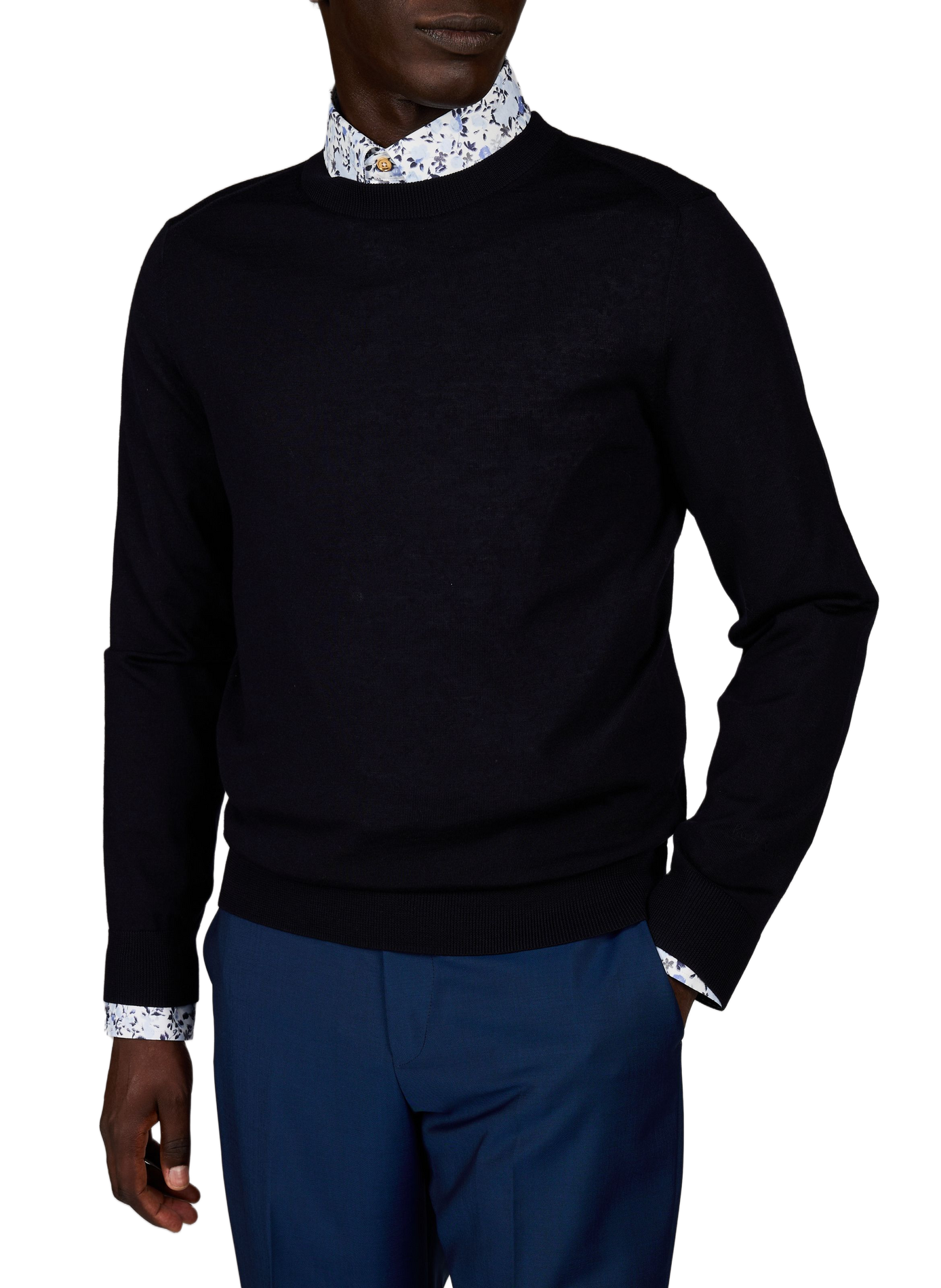 Round neck wool sweater PAUL SMITH Blue